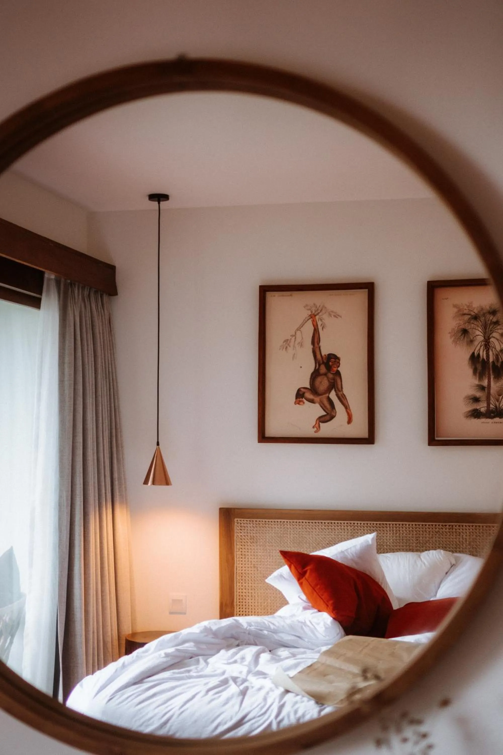 Bedroom, Bed in PORTER HOTEL - Surf & Yoga Retreat