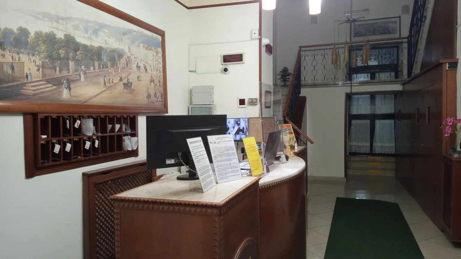 Lobby or reception in Hotel Eliseo Napoli