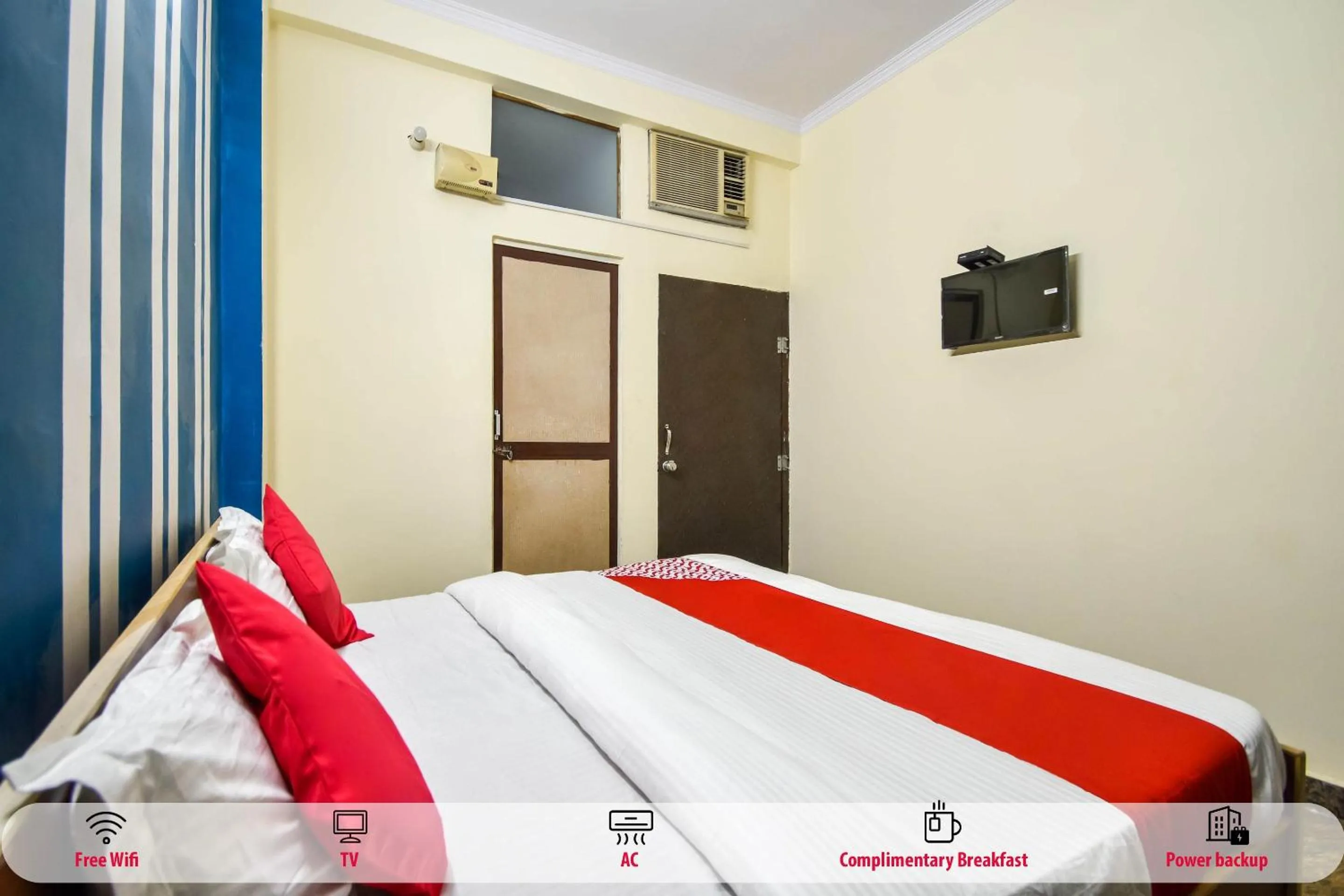 Bedroom, Bed in Hotel O Pragati Inn