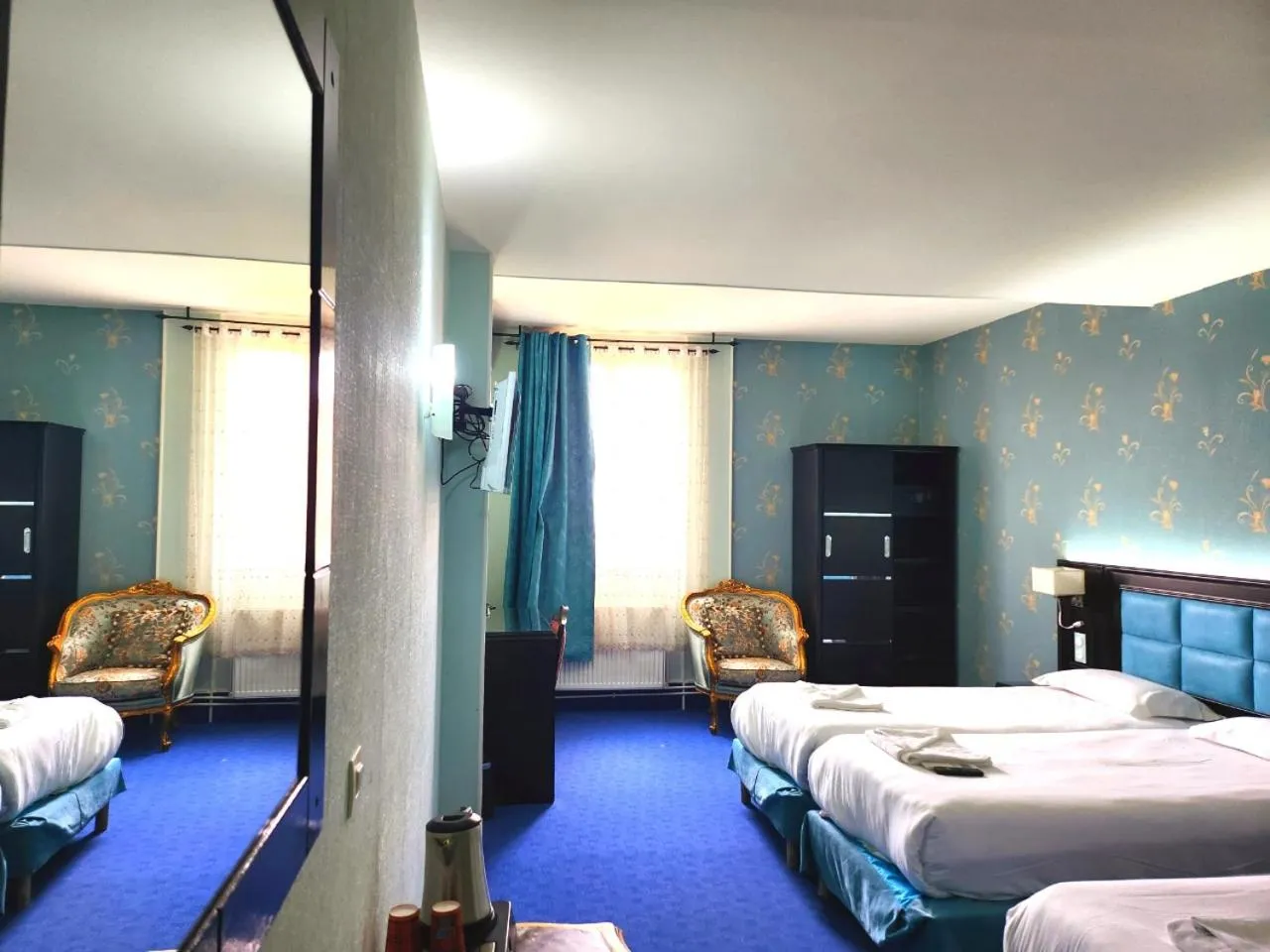Photo of the whole room, Bed in HOTEL ROYAL Paris Ivry