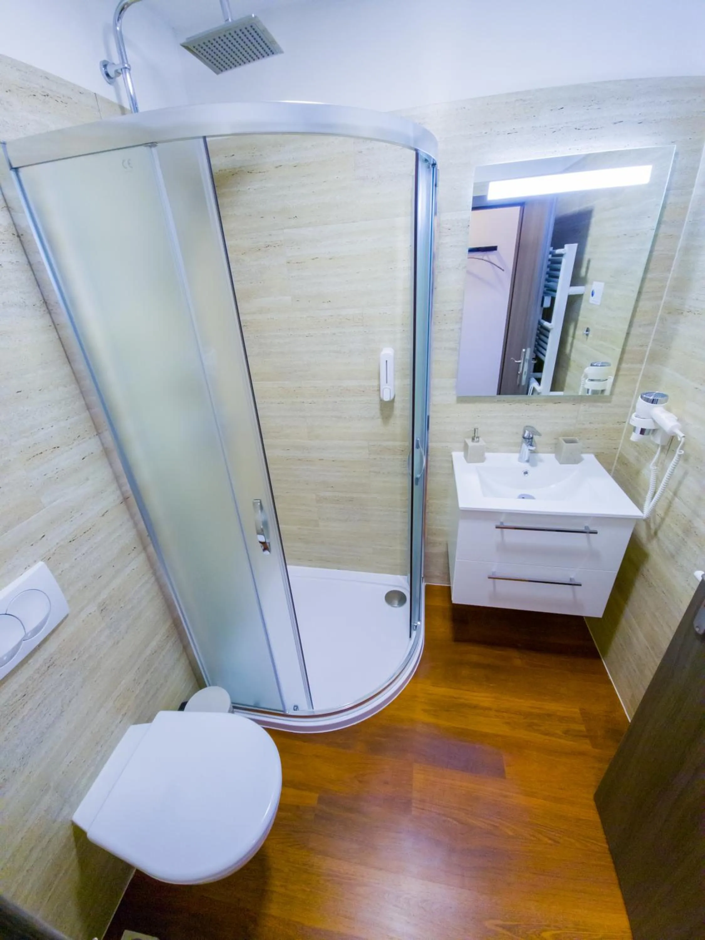 Bathroom in Olympland Hotel