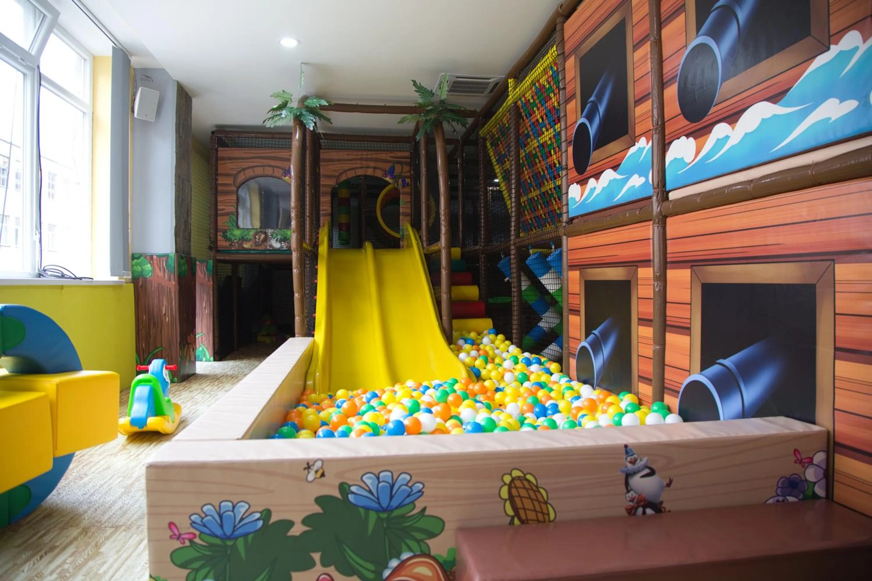 Children play ground in Olympland Hotel