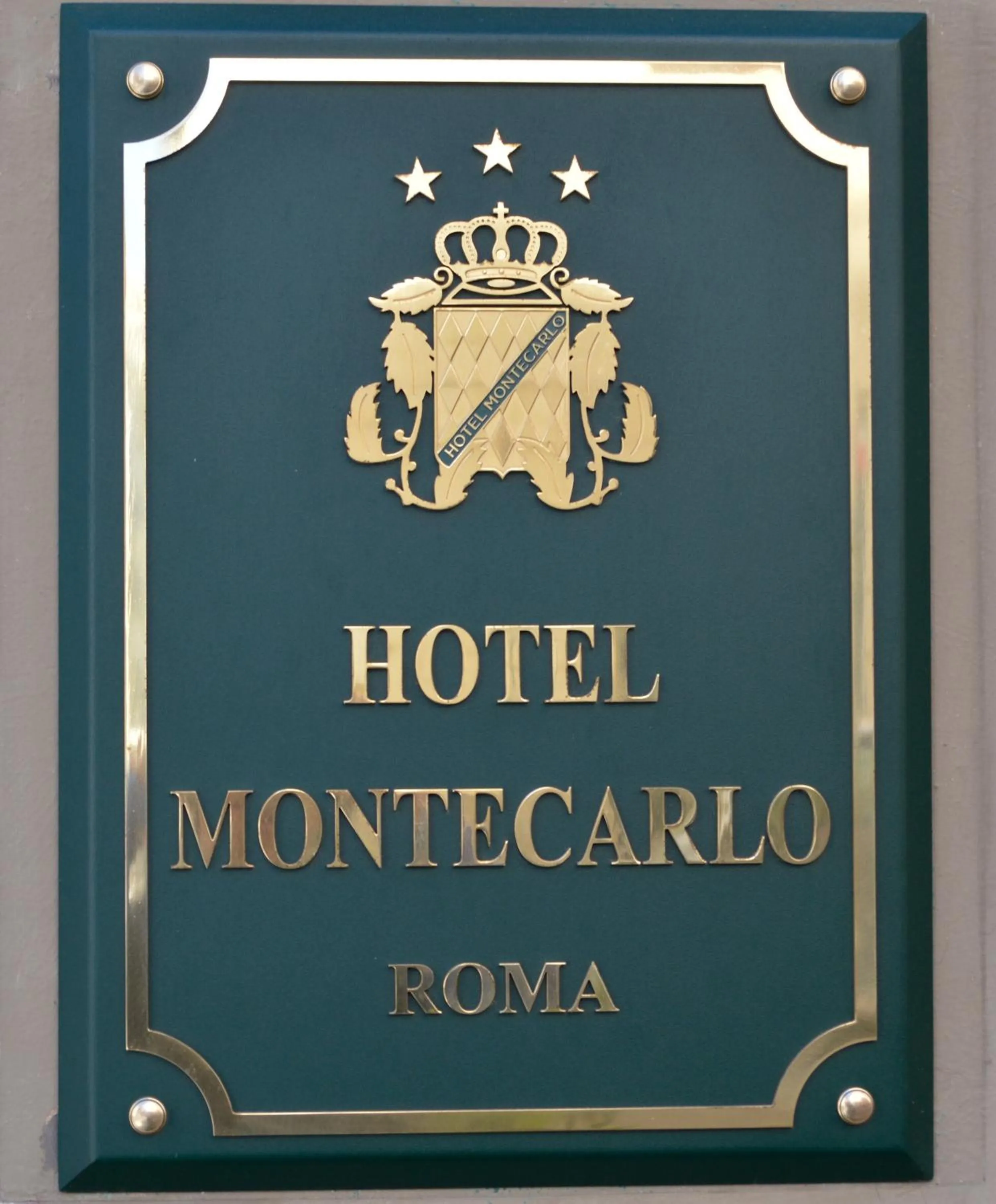 Property logo or sign in Hotel Montecarlo