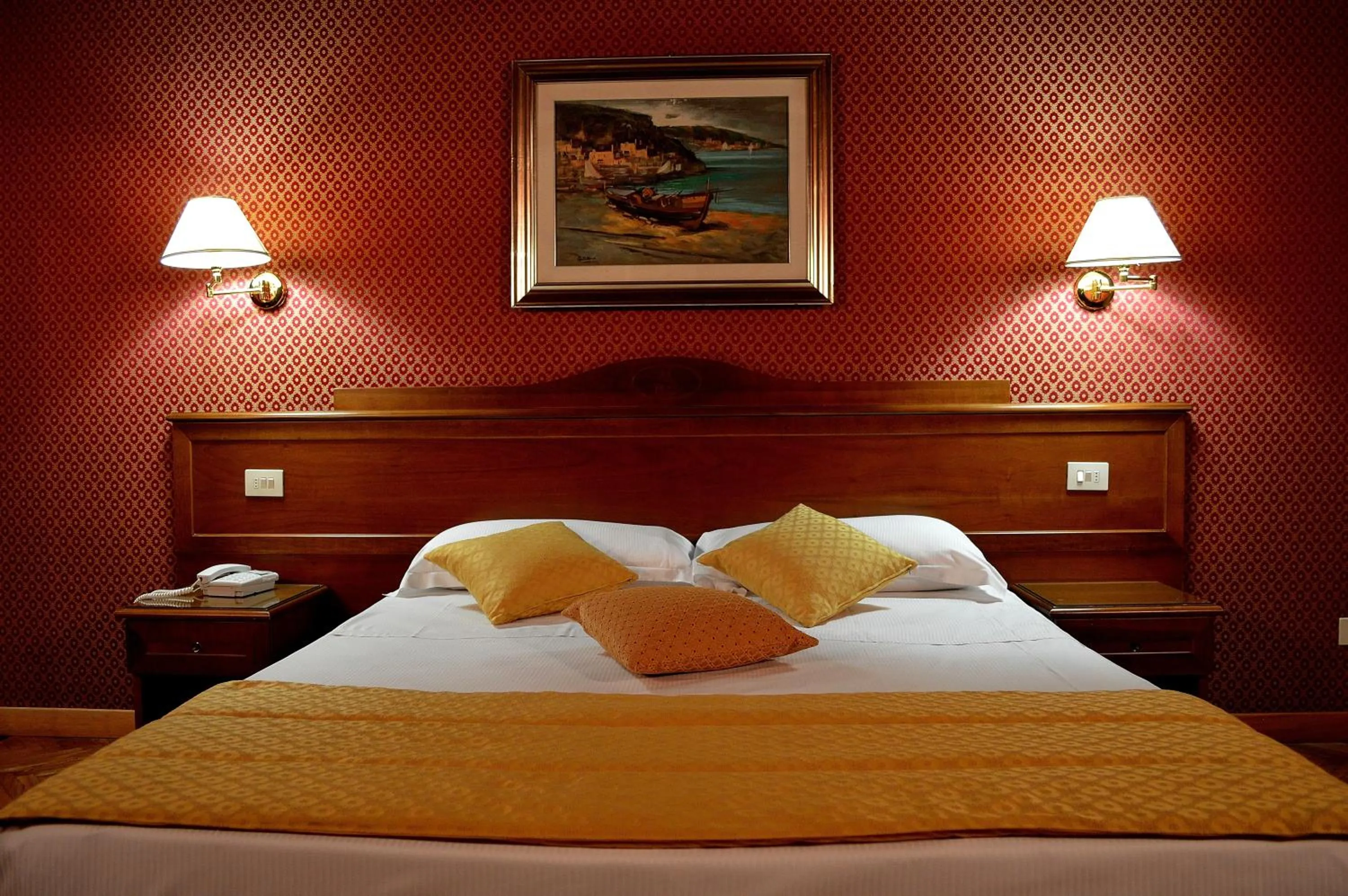 Bed in Hotel Montecarlo