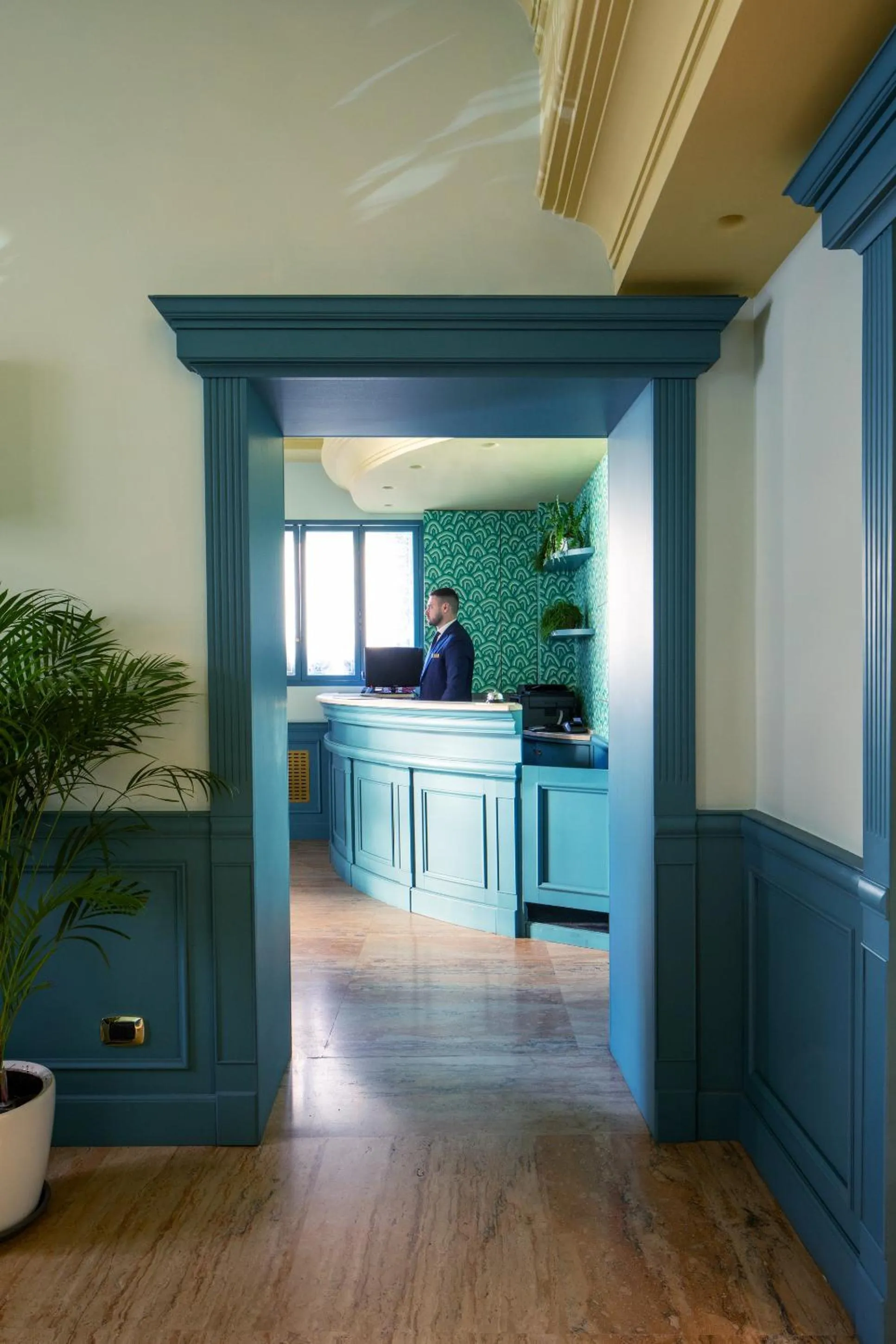 Lobby or reception in Hotel Montecarlo