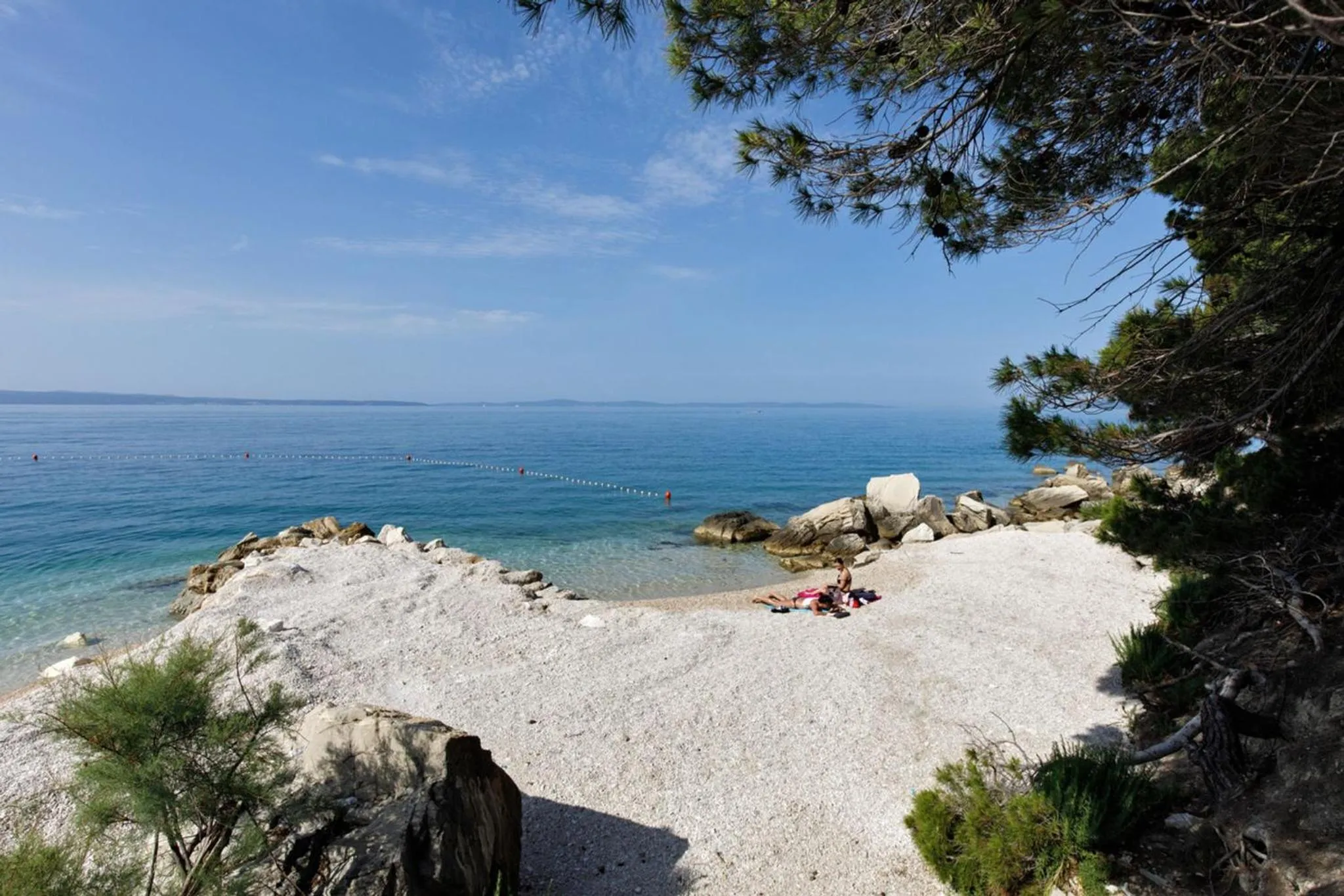 Natural landscape in Nice Beach Apartments in Stobrec