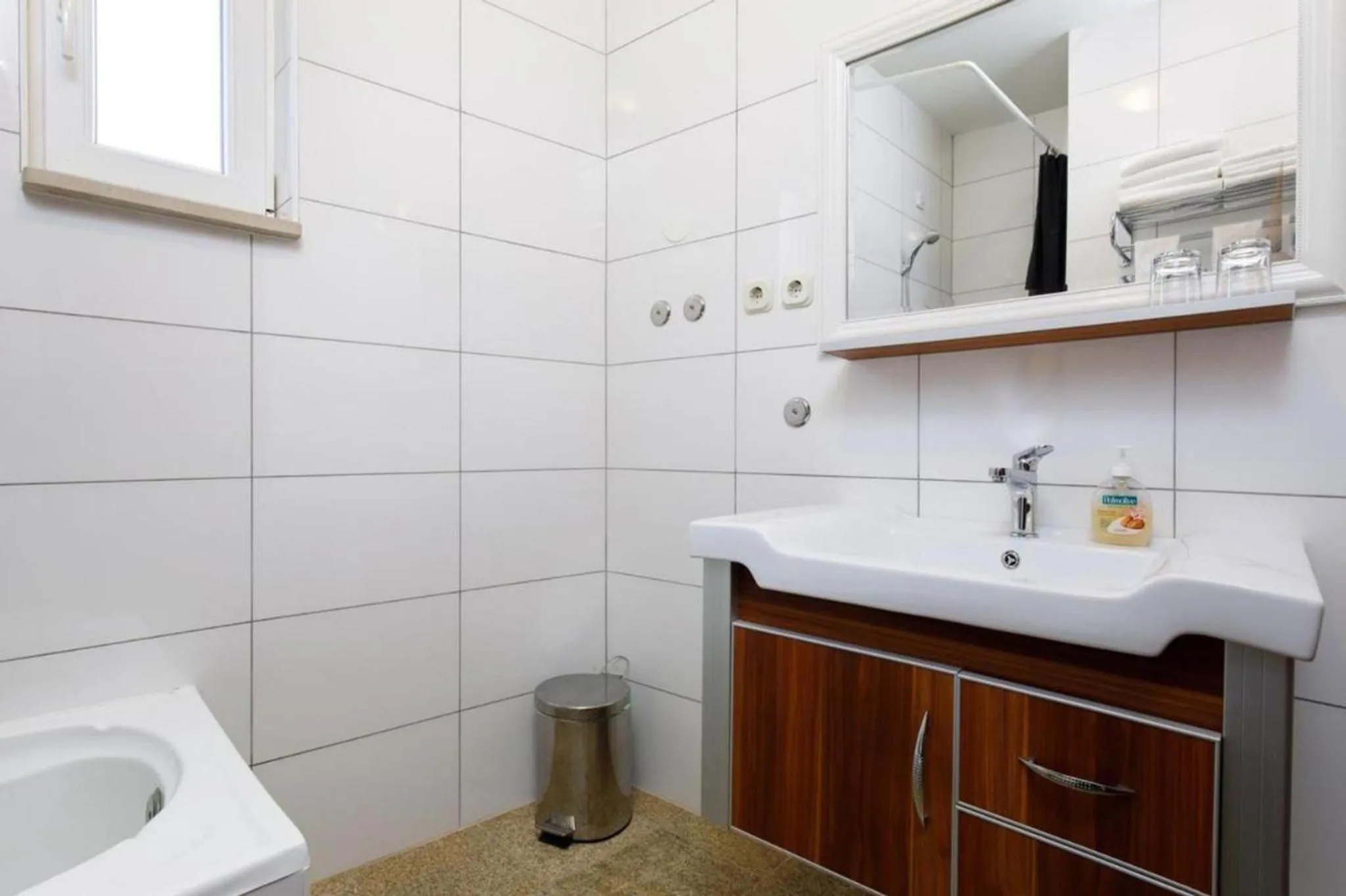 Bathroom in Nice Beach Apartments in Stobrec