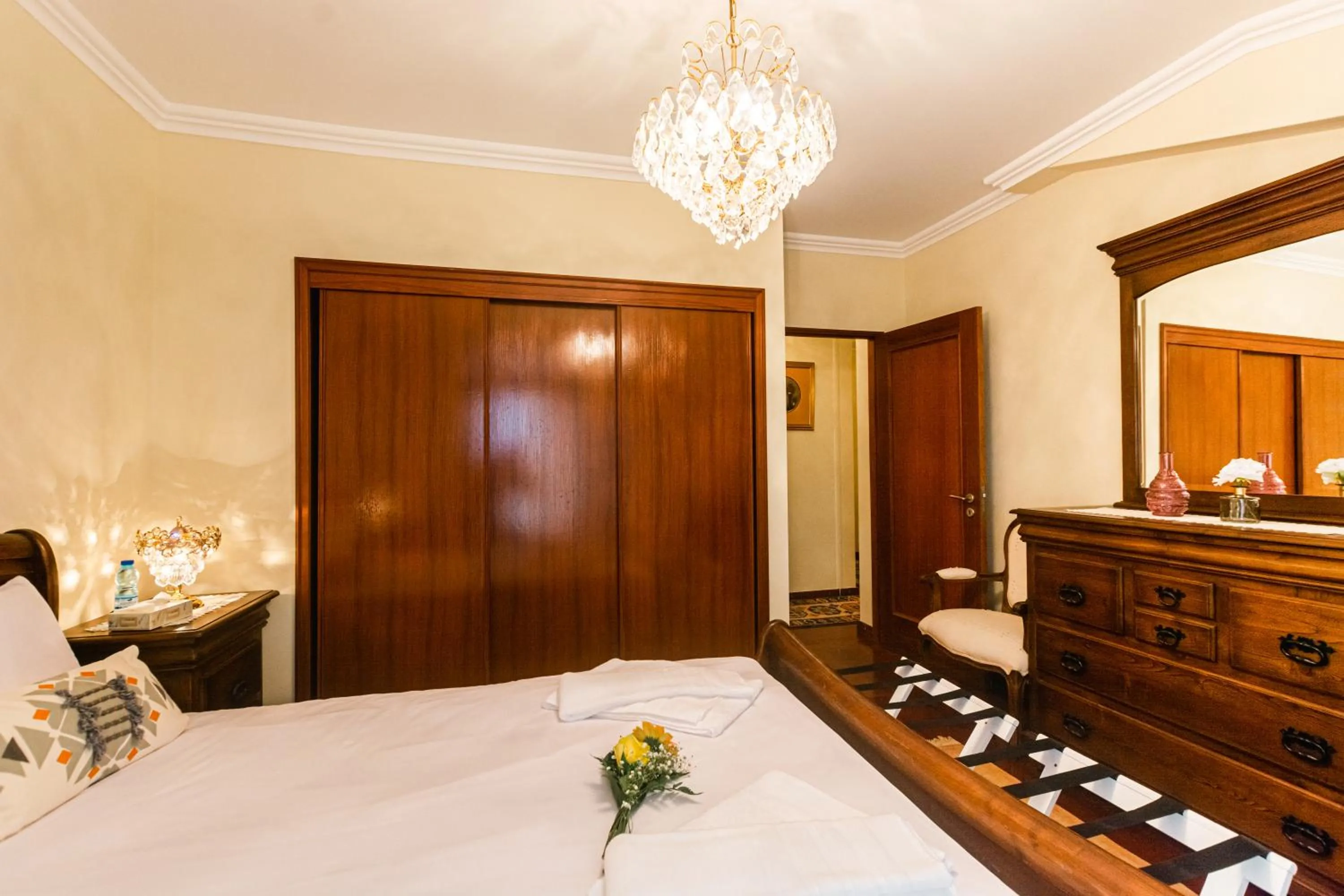 Bed in Azores Apartment