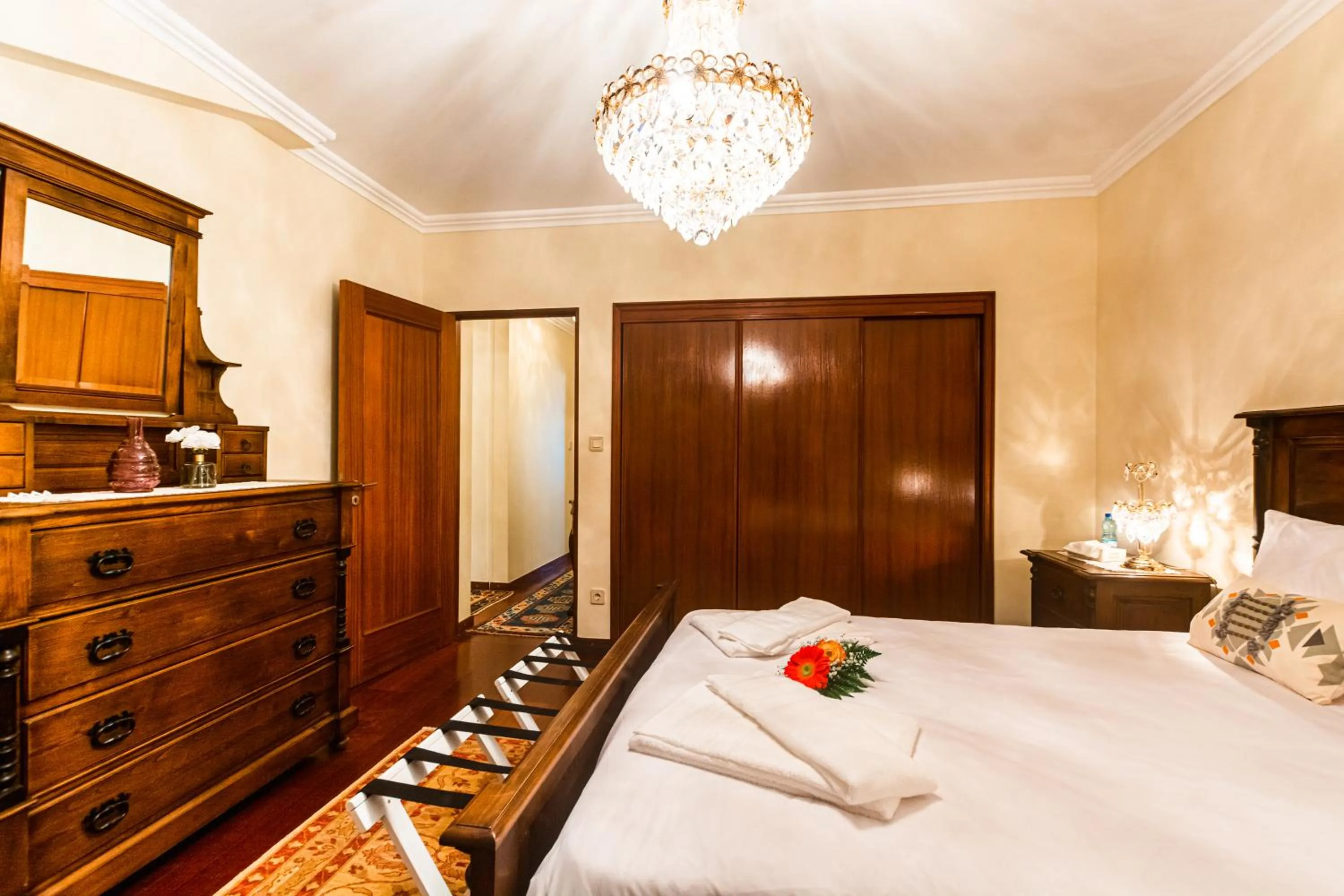 Bed in Azores Apartment