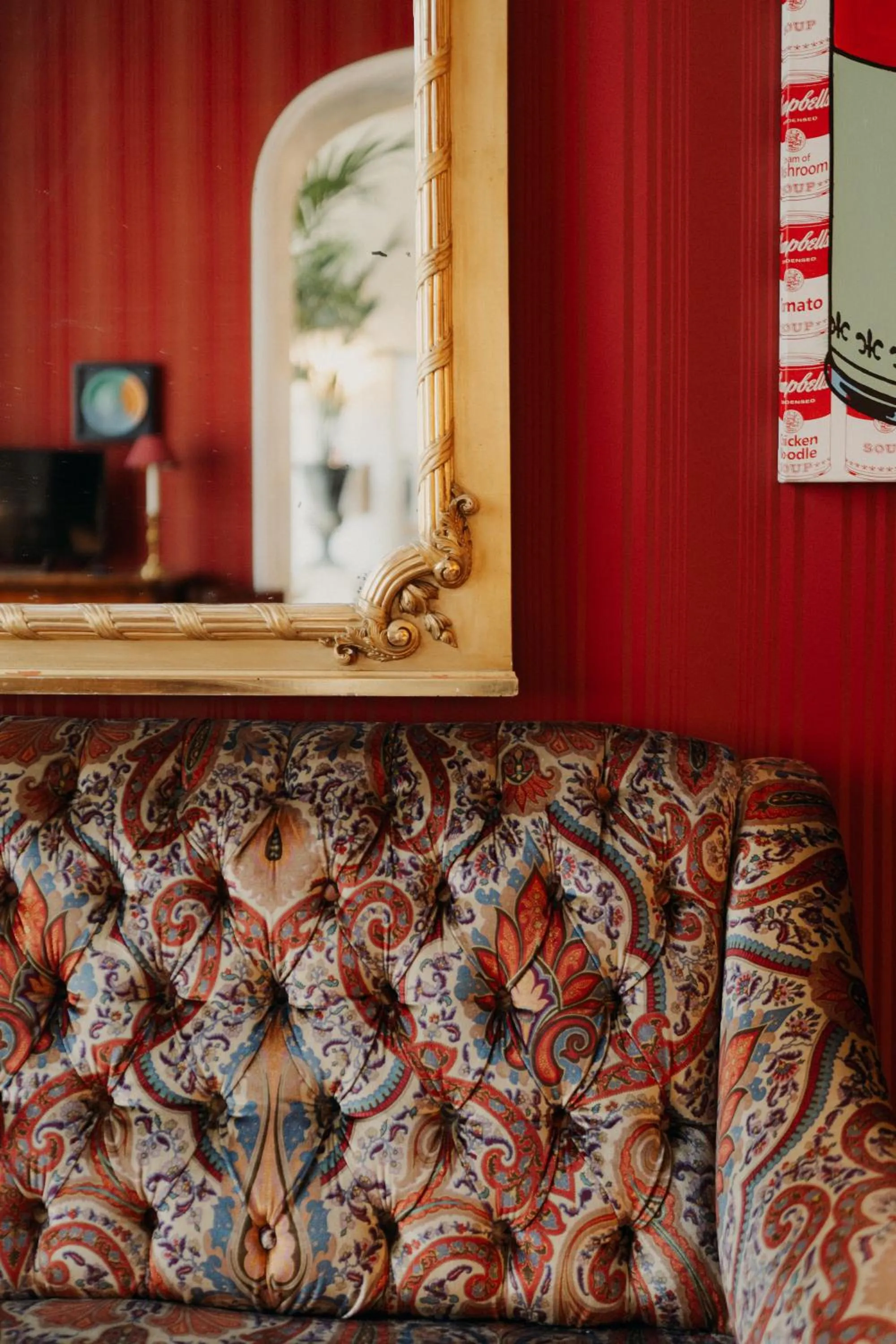 Decorative detail in Hotel Palazzo Guiscardo Pietrasanta