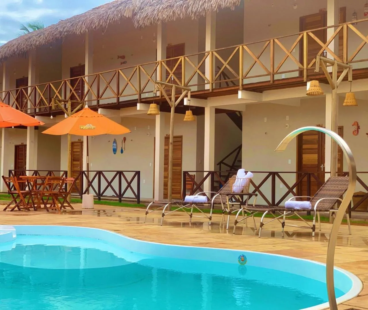 Swimming pool in Pousada Ventos do Norte