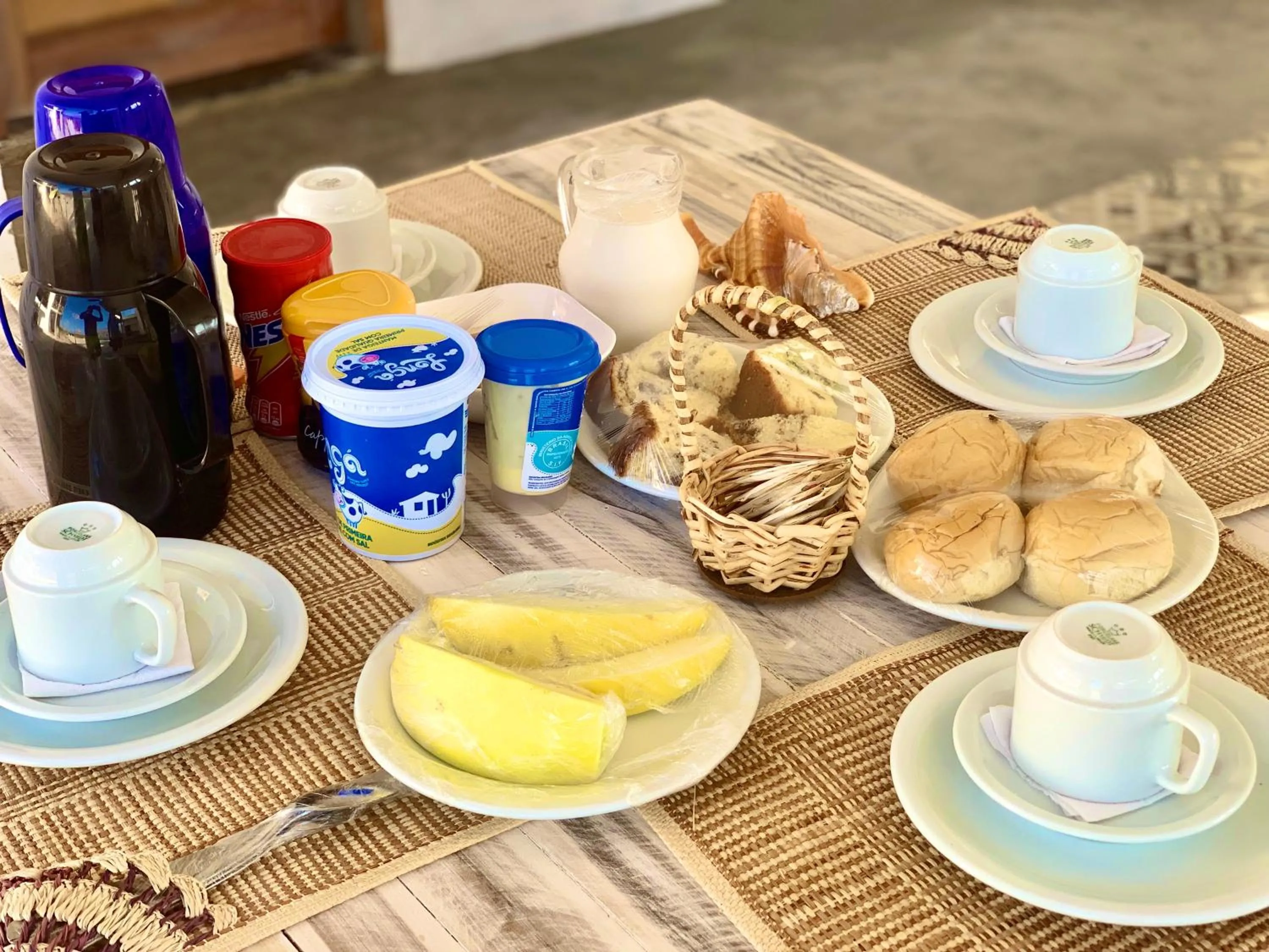 Food and drinks in Pousada Ventos do Norte