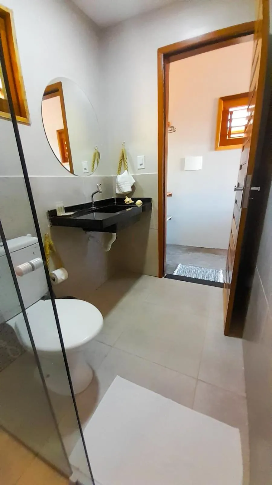 Bathroom in Pousada Ventos do Norte