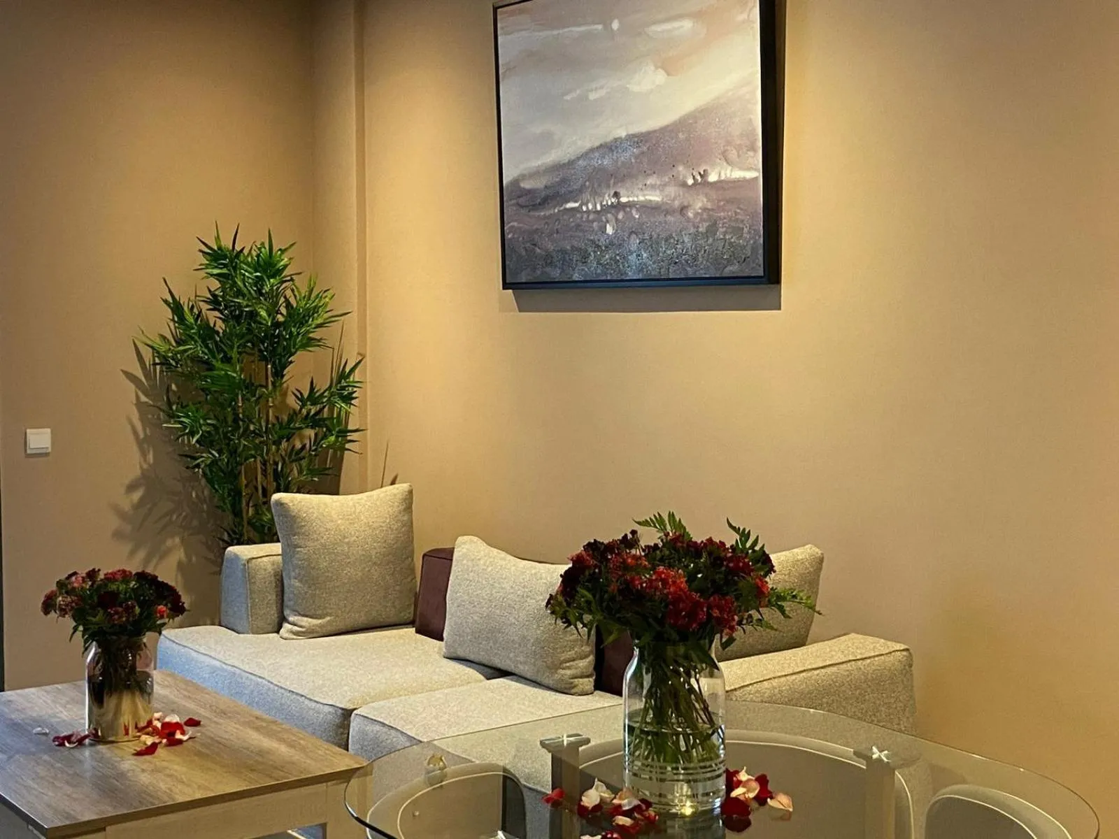 Seating area in Atlas-Résidence by Rent-Inn