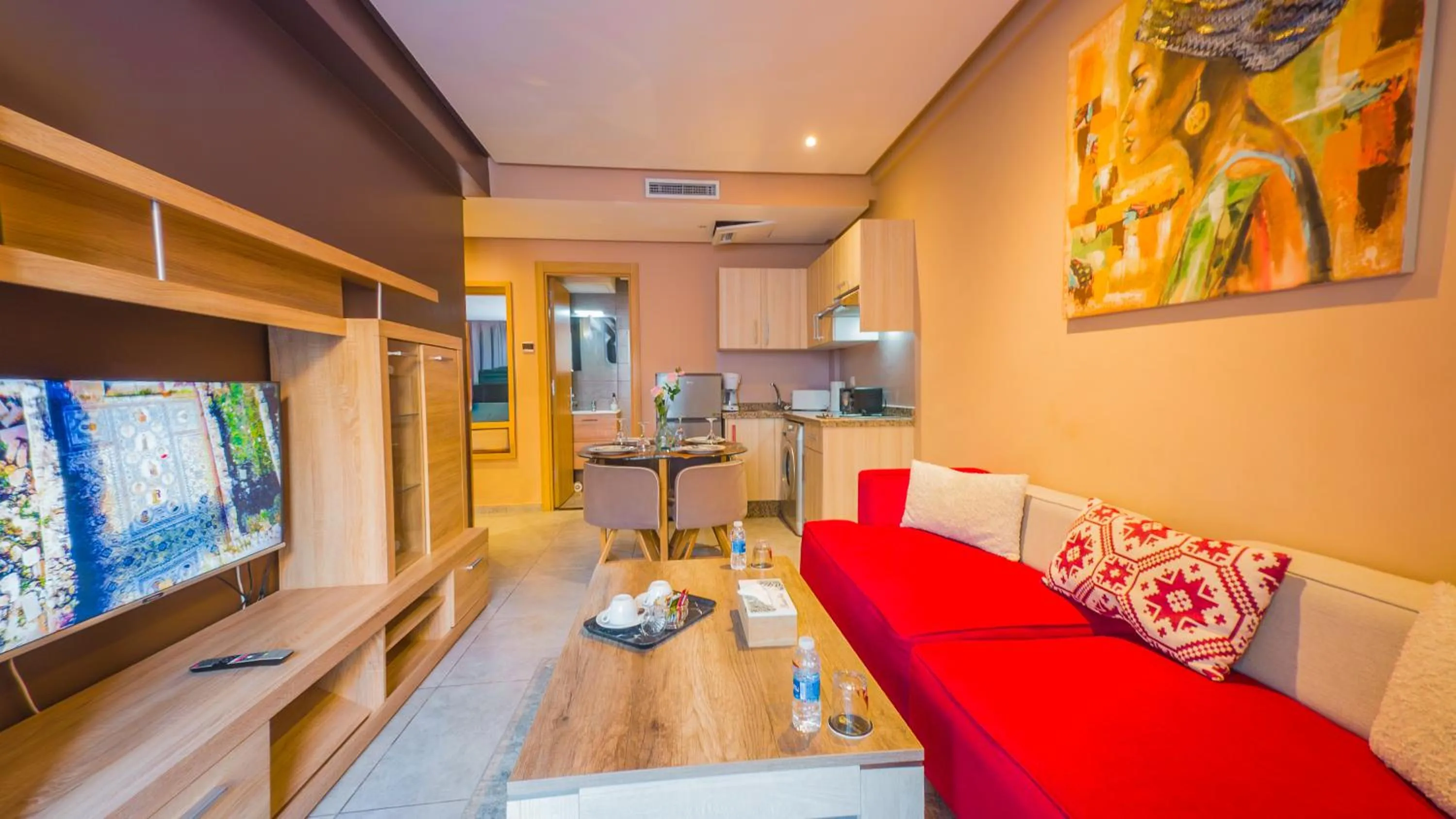 Living room in Atlas-Résidence by Rent-Inn