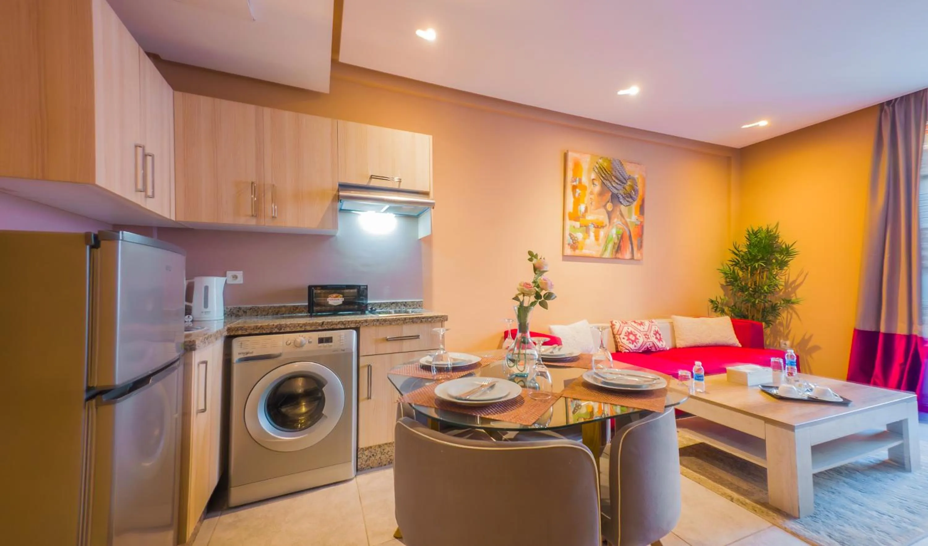 Living room in Atlas-Résidence by Rent-Inn