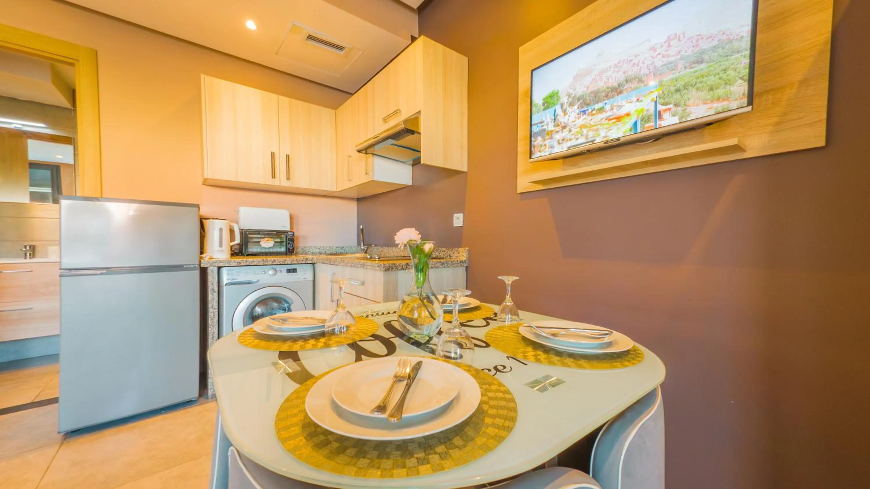 Living room in Atlas-Résidence by Rent-Inn