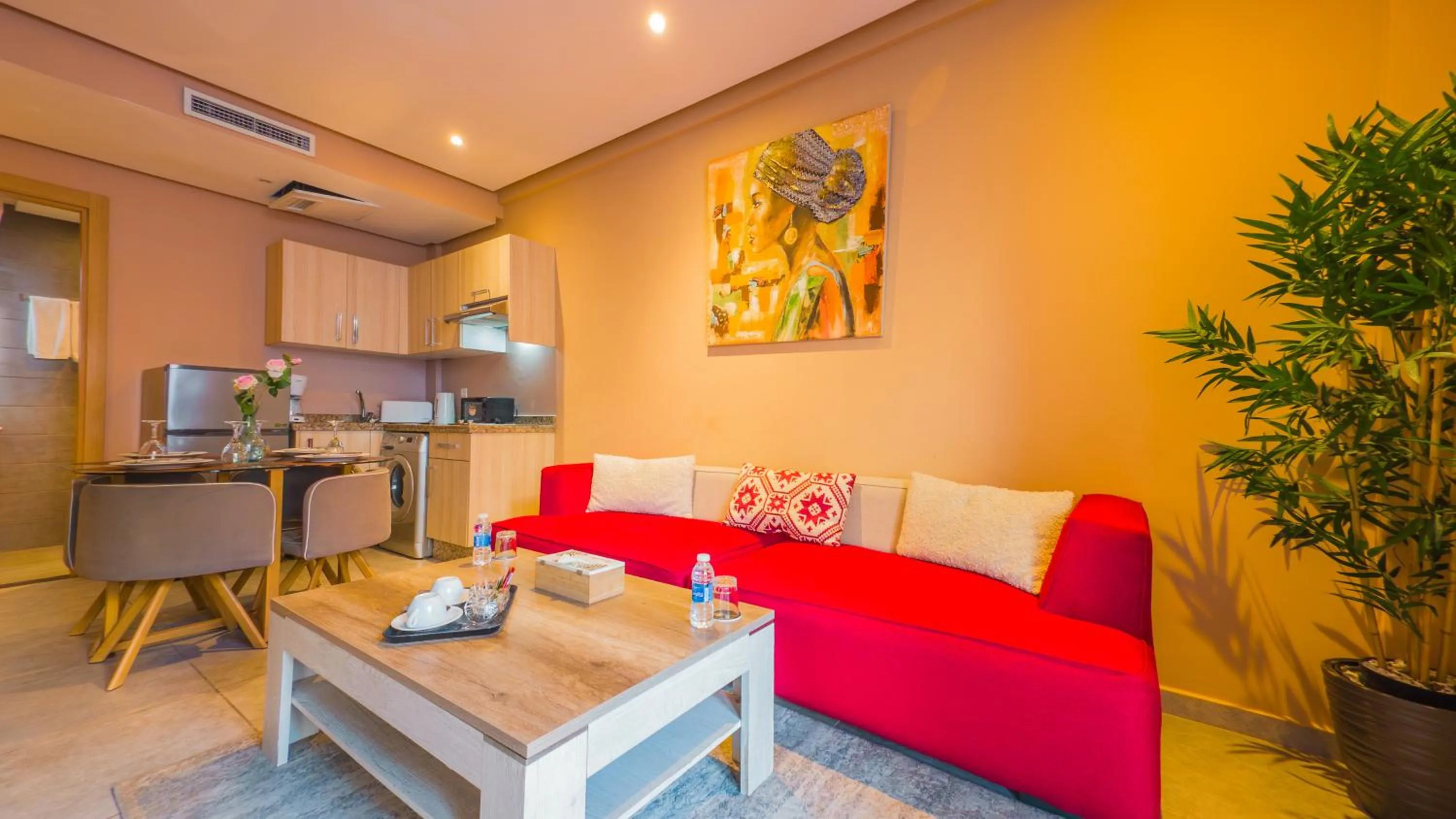 Living room in Atlas-Résidence by Rent-Inn