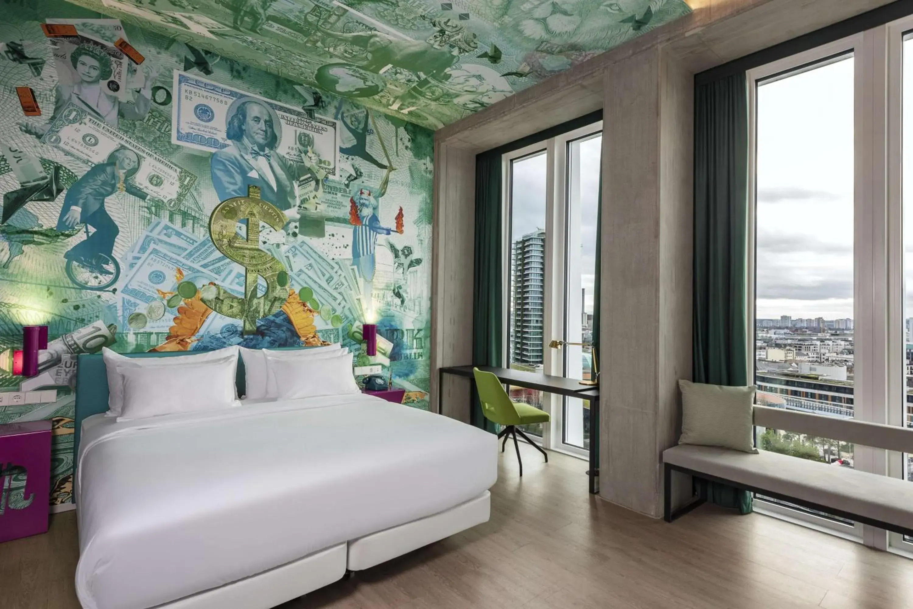 Bedroom, Bed in nhow Frankfurt Bedroom, Bed in nhow Frankfurt