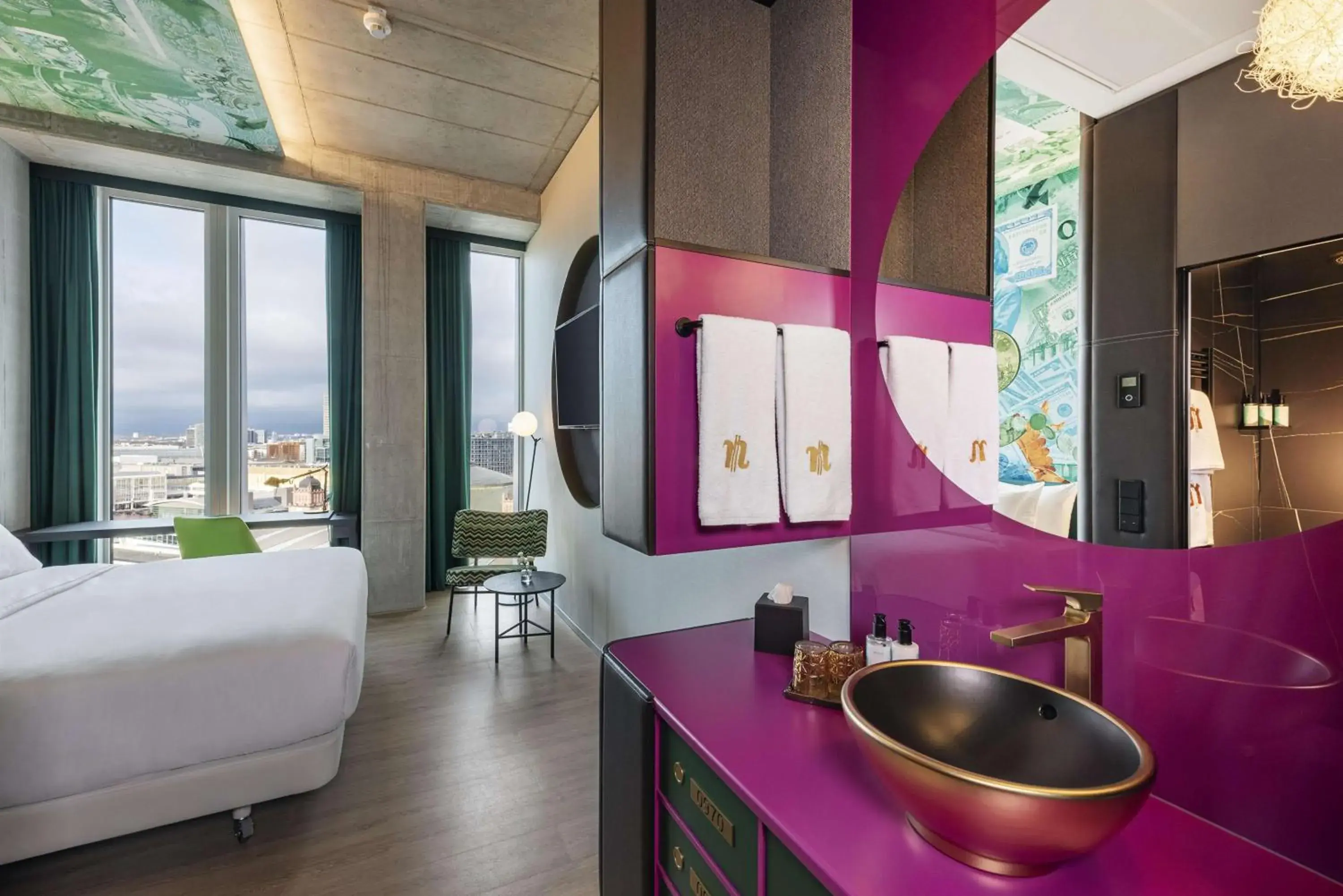 Bedroom, Bed in nhow Frankfurt Bedroom, Bed in nhow Frankfurt