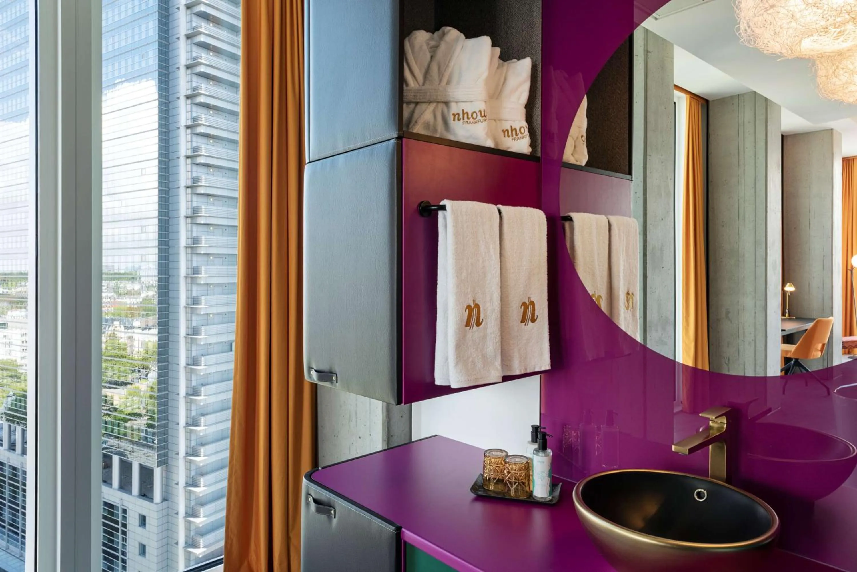 Bathroom in nhow Frankfurt