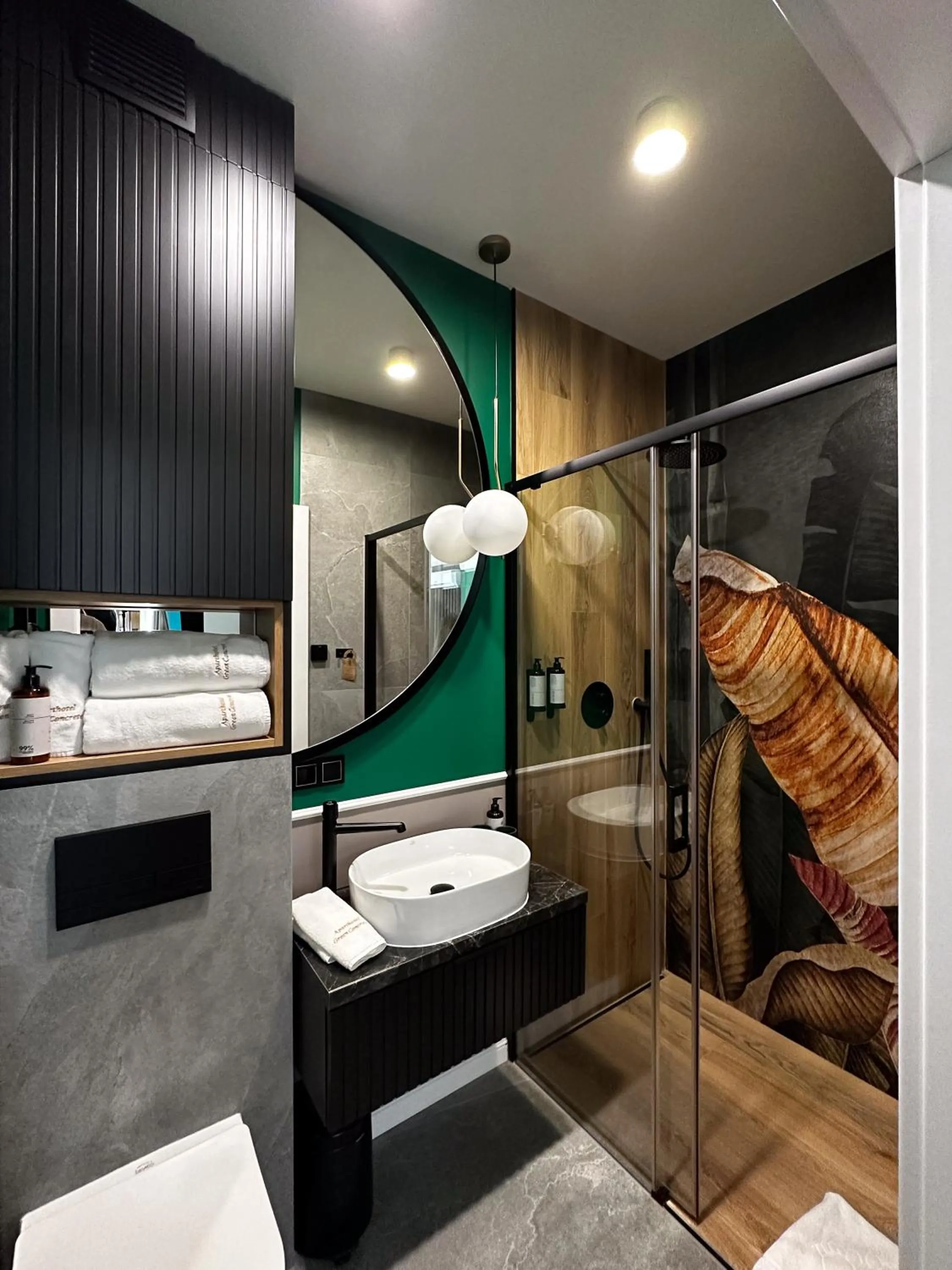 Bathroom in Aparthotel Green Concrete