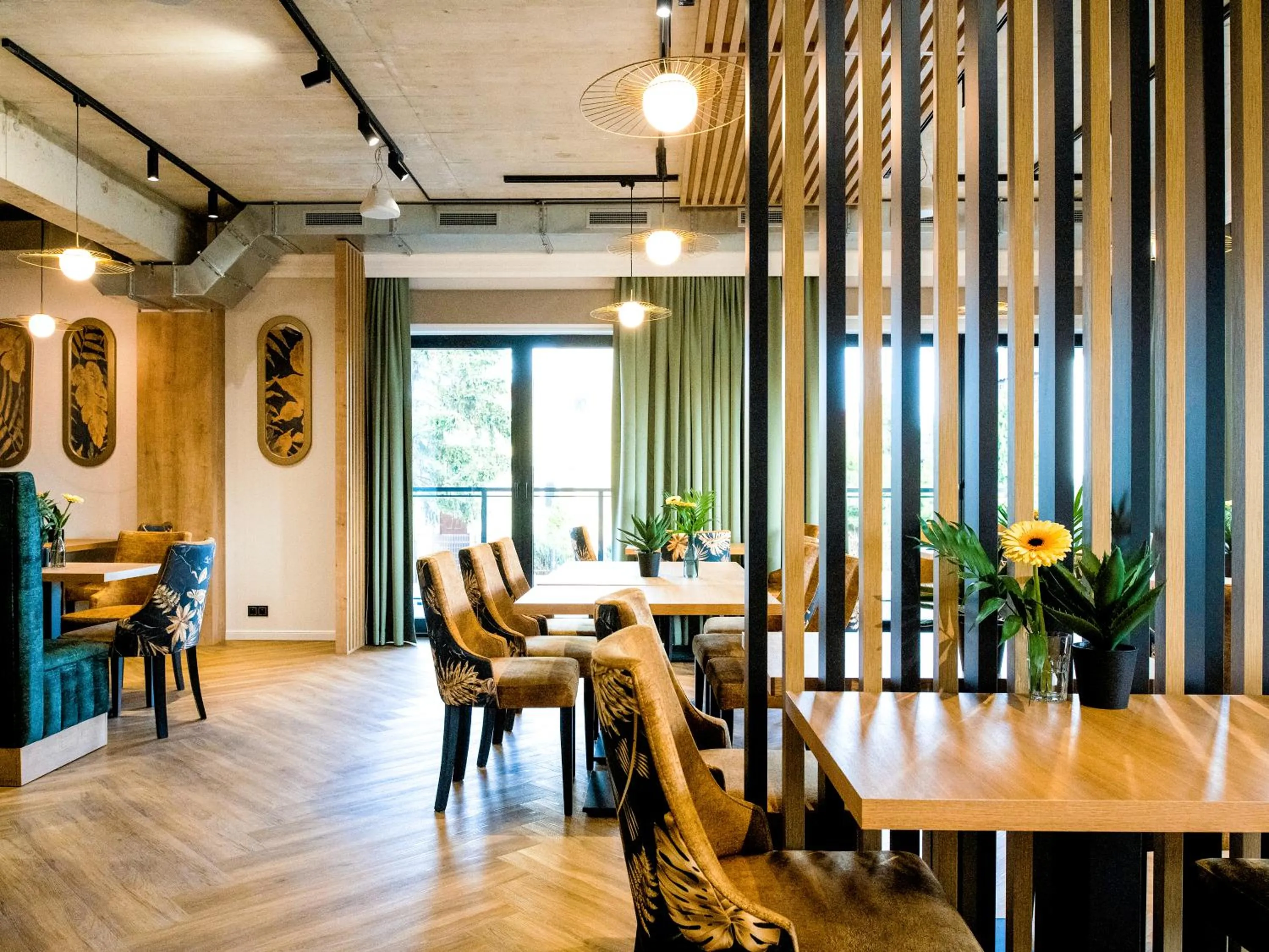 Seating area in Aparthotel Green Concrete - ekologiczne apartamenty premium ze strefą Wellness