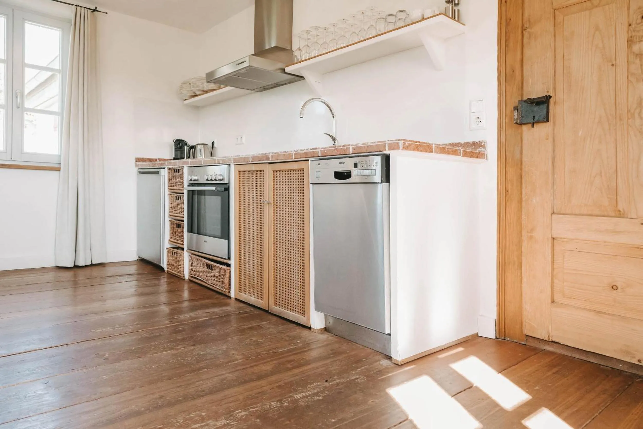 Kitchen or kitchenette in Naturhotel Die Maise