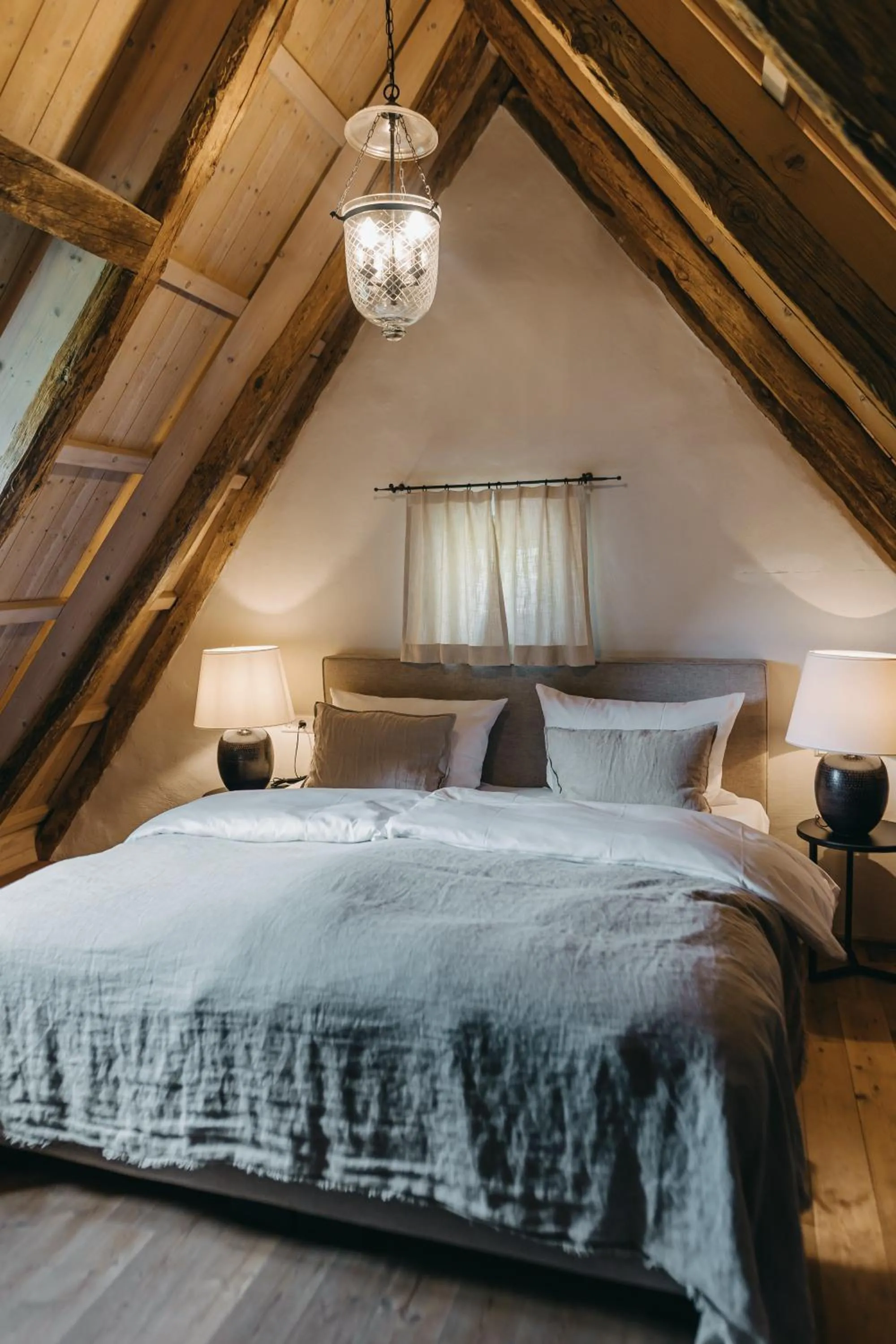 Bed in Naturhotel Die Maise