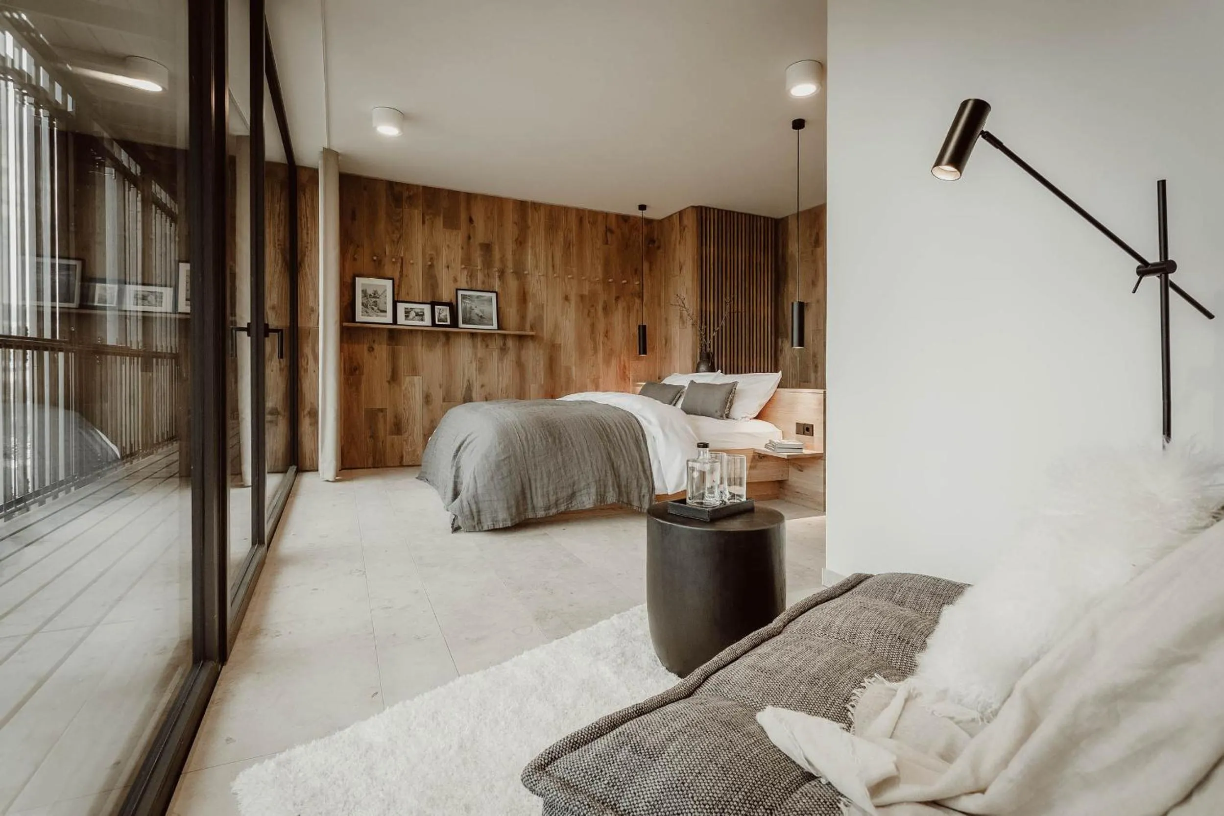 Bed in Naturhotel Die Maise
