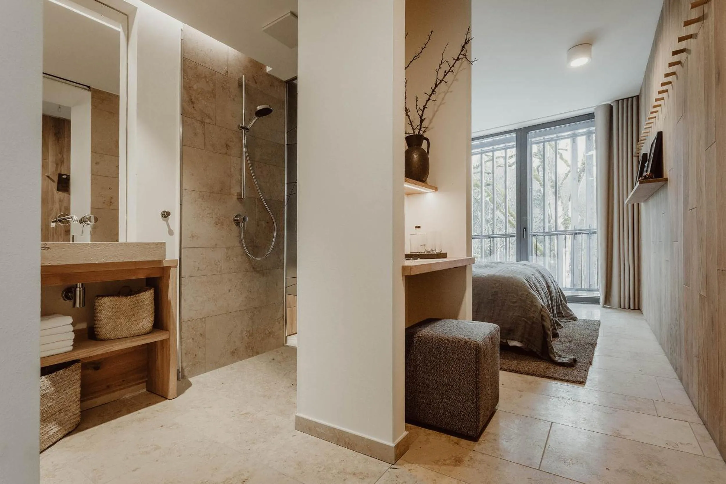 Bathroom in Naturhotel Die Maise