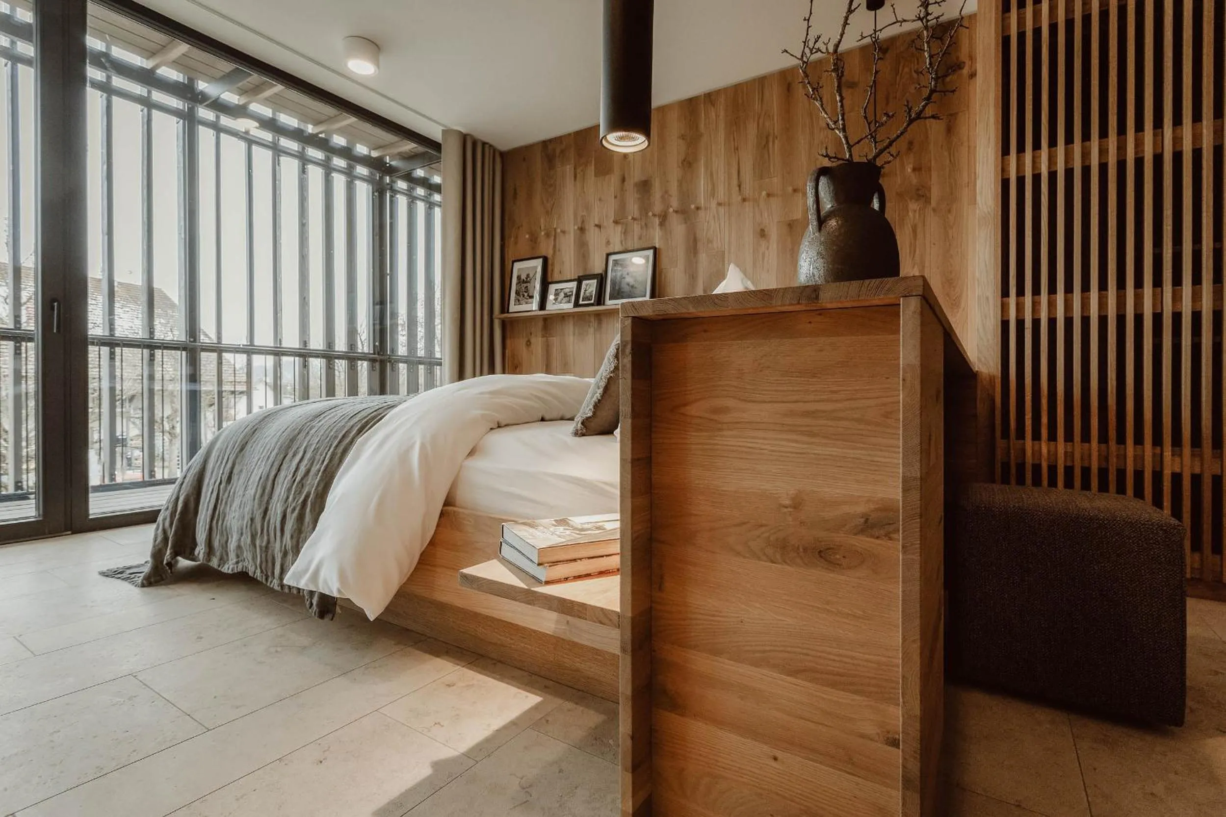 Bed in Naturhotel Die Maise