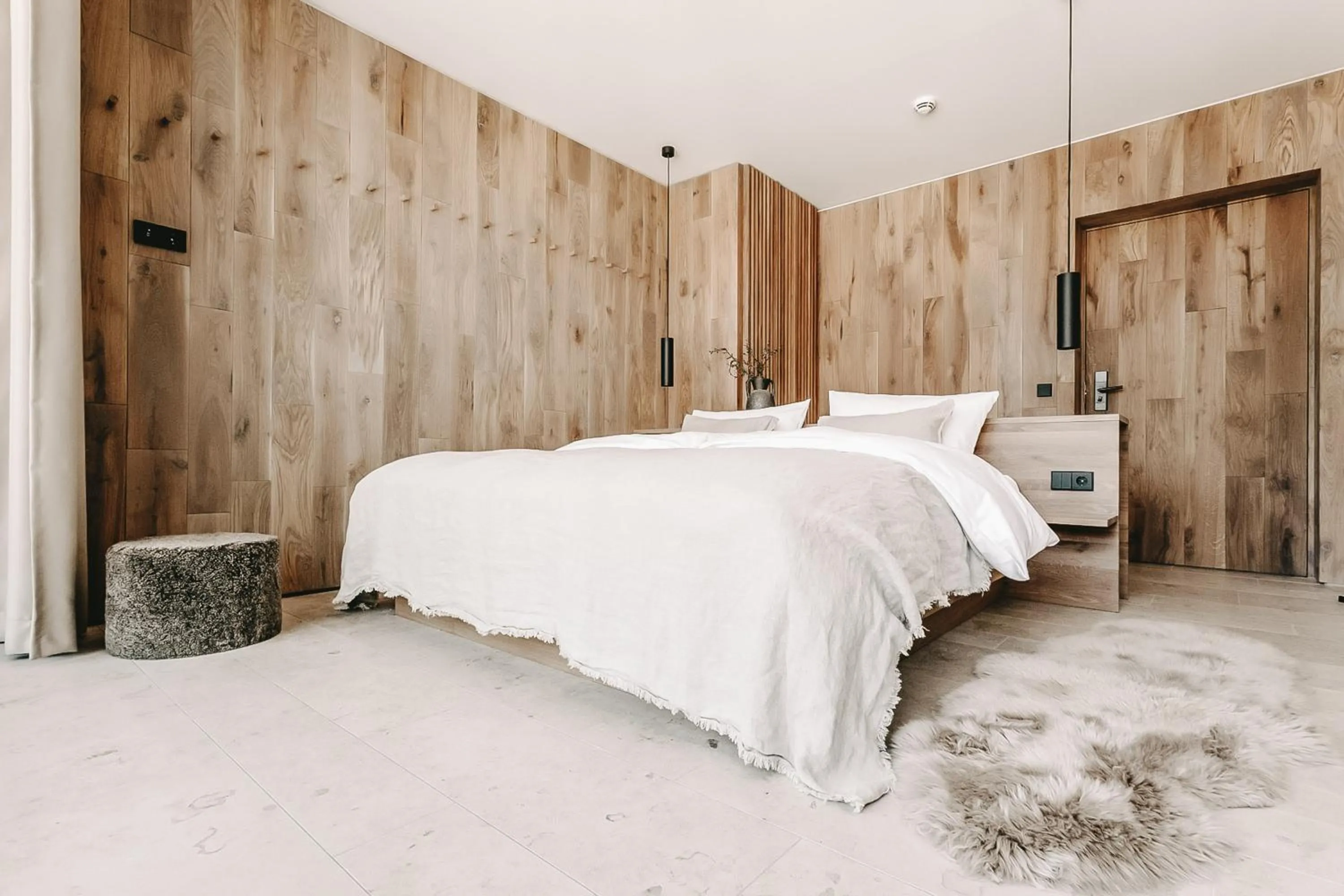 Bed in Naturhotel Die Maise