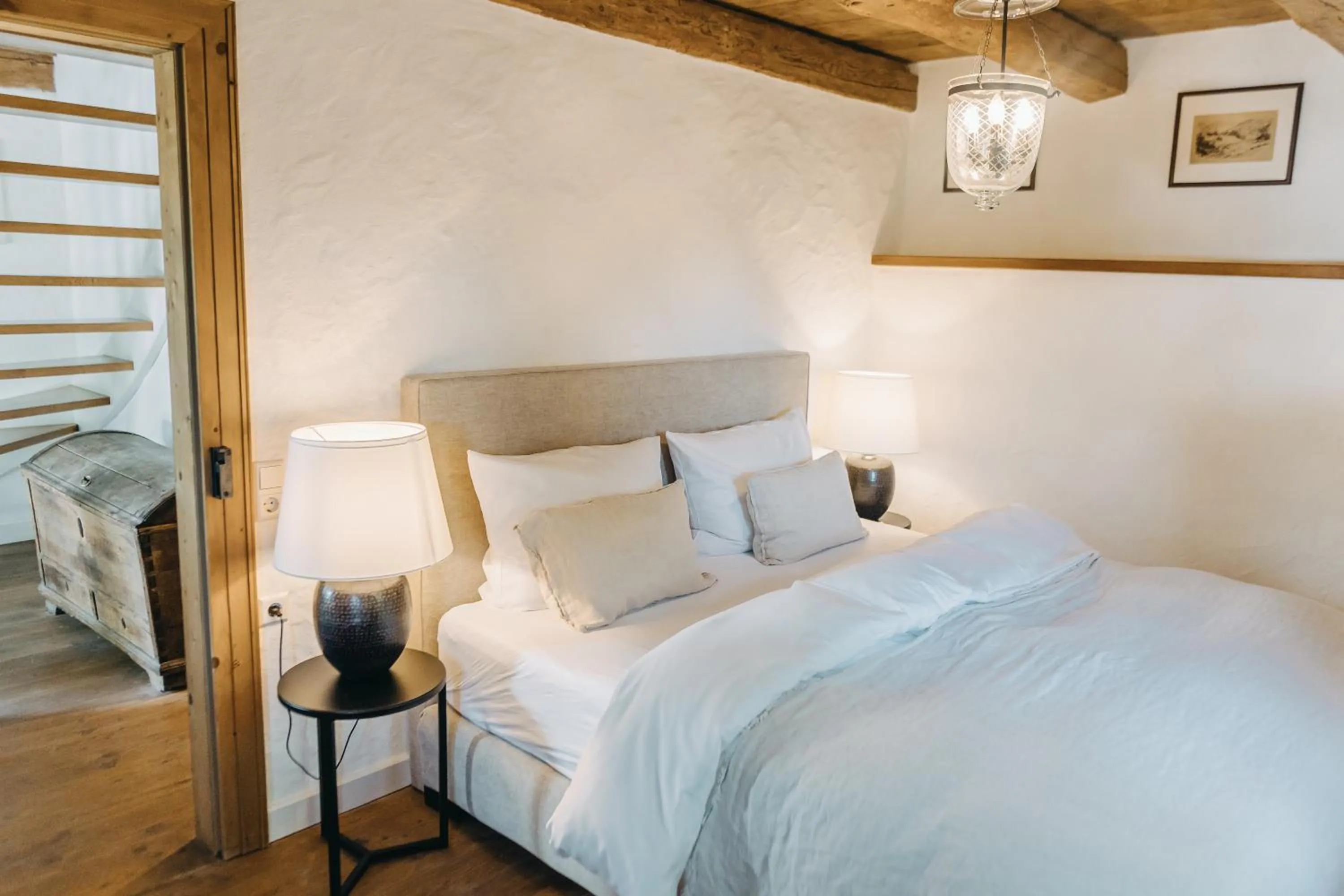 Bed in Naturhotel Die Maise
