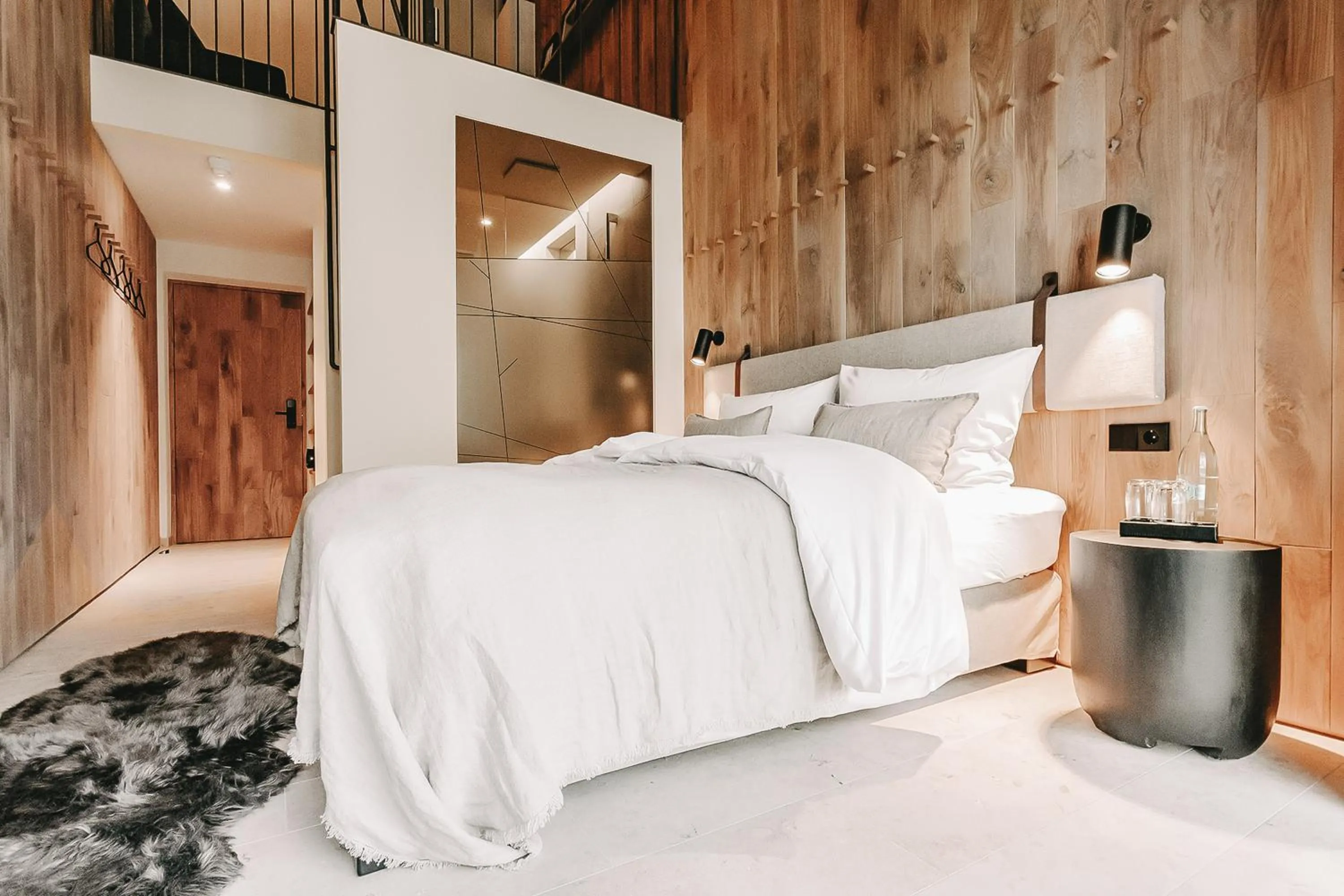 Bed in Naturhotel Die Maise