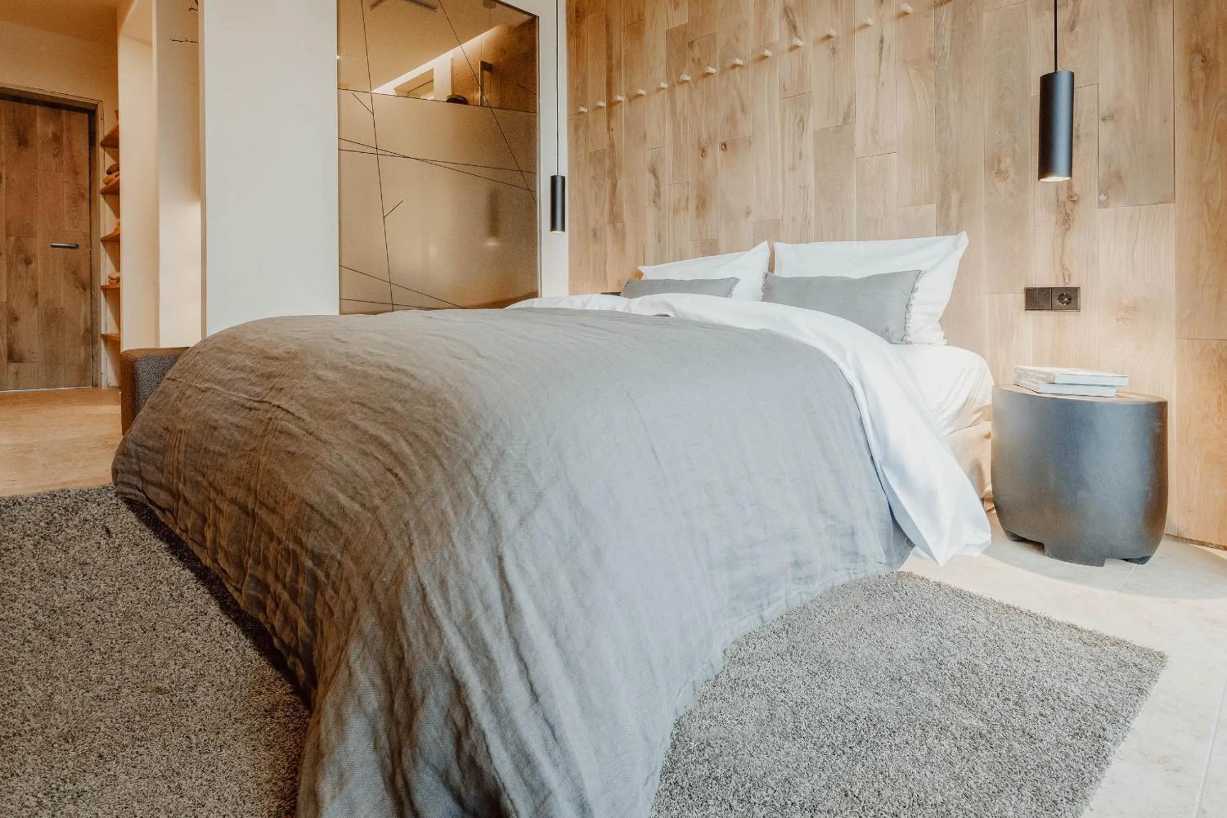 Bed in Naturhotel Die Maise