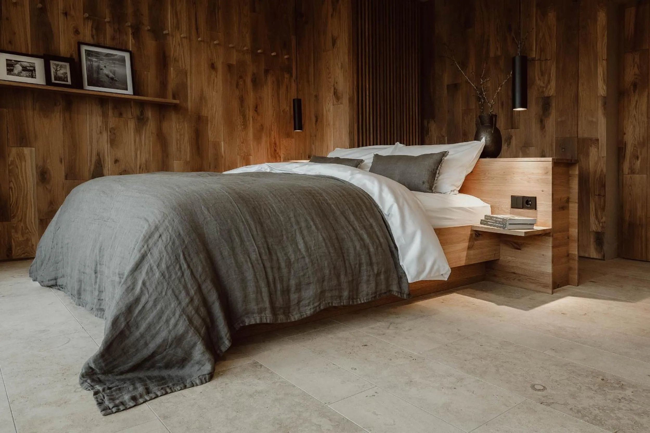 Bed in Naturhotel Die Maise