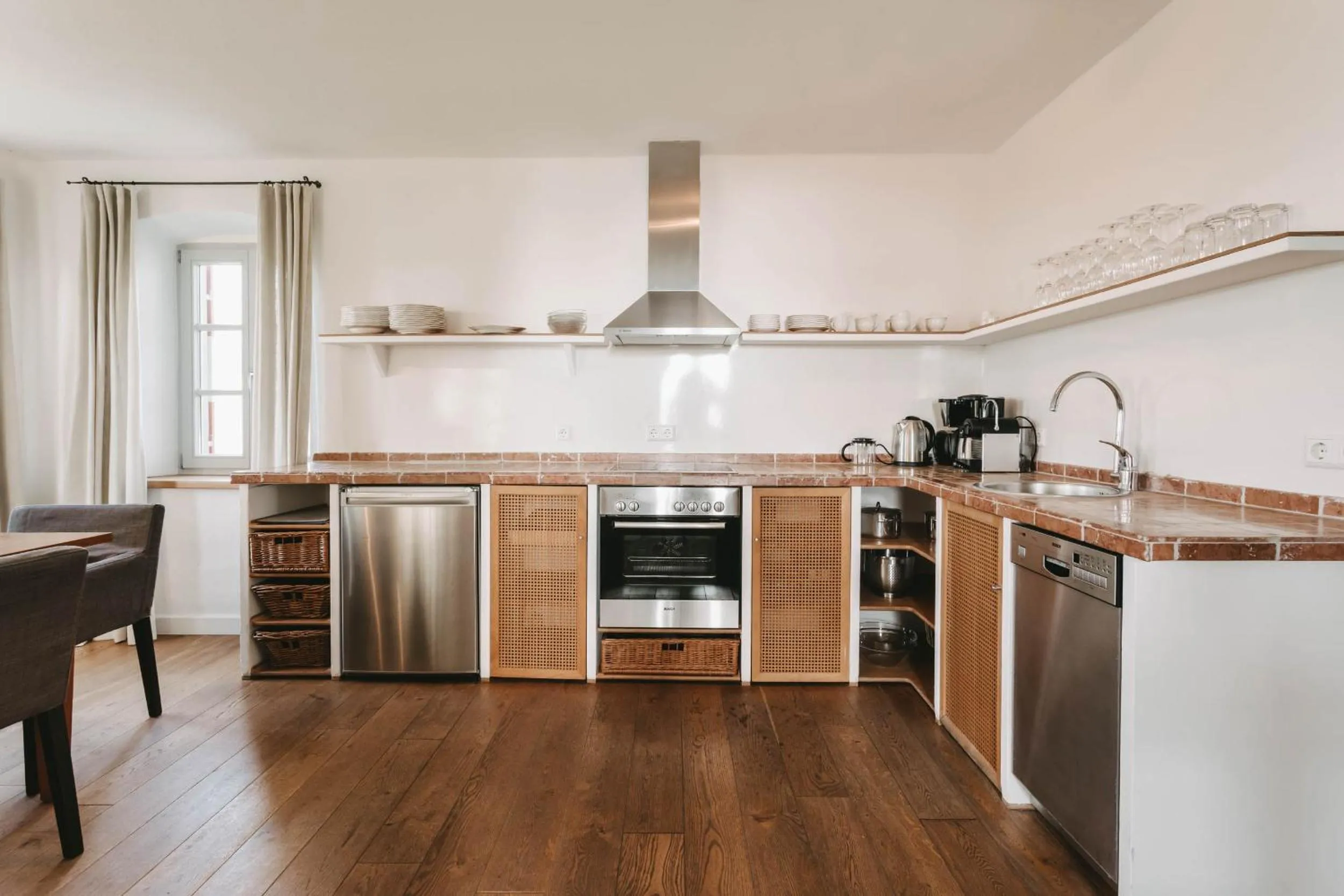 Kitchen or kitchenette in Naturhotel Die Maise
