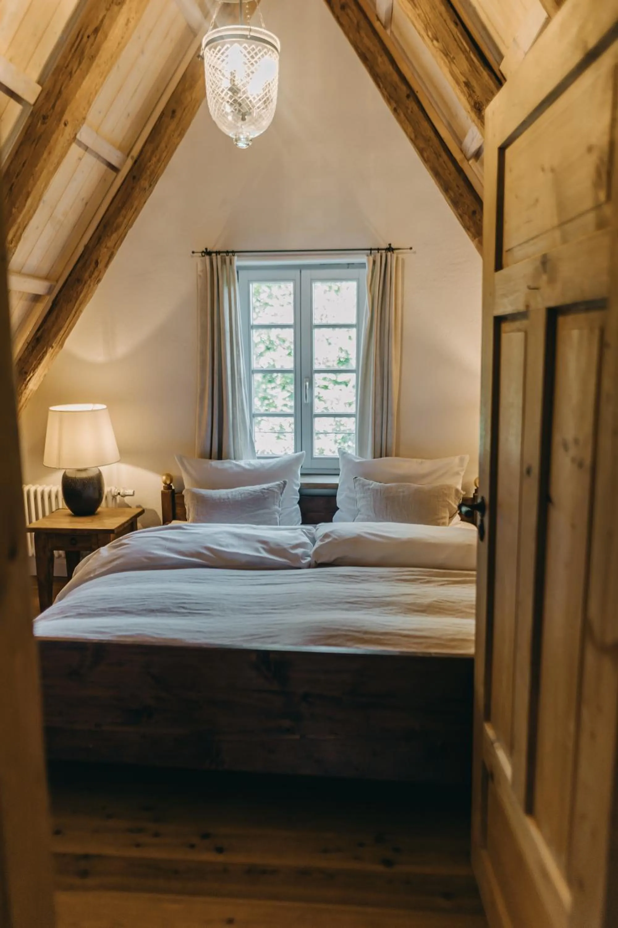 Bed in Naturhotel Die Maise