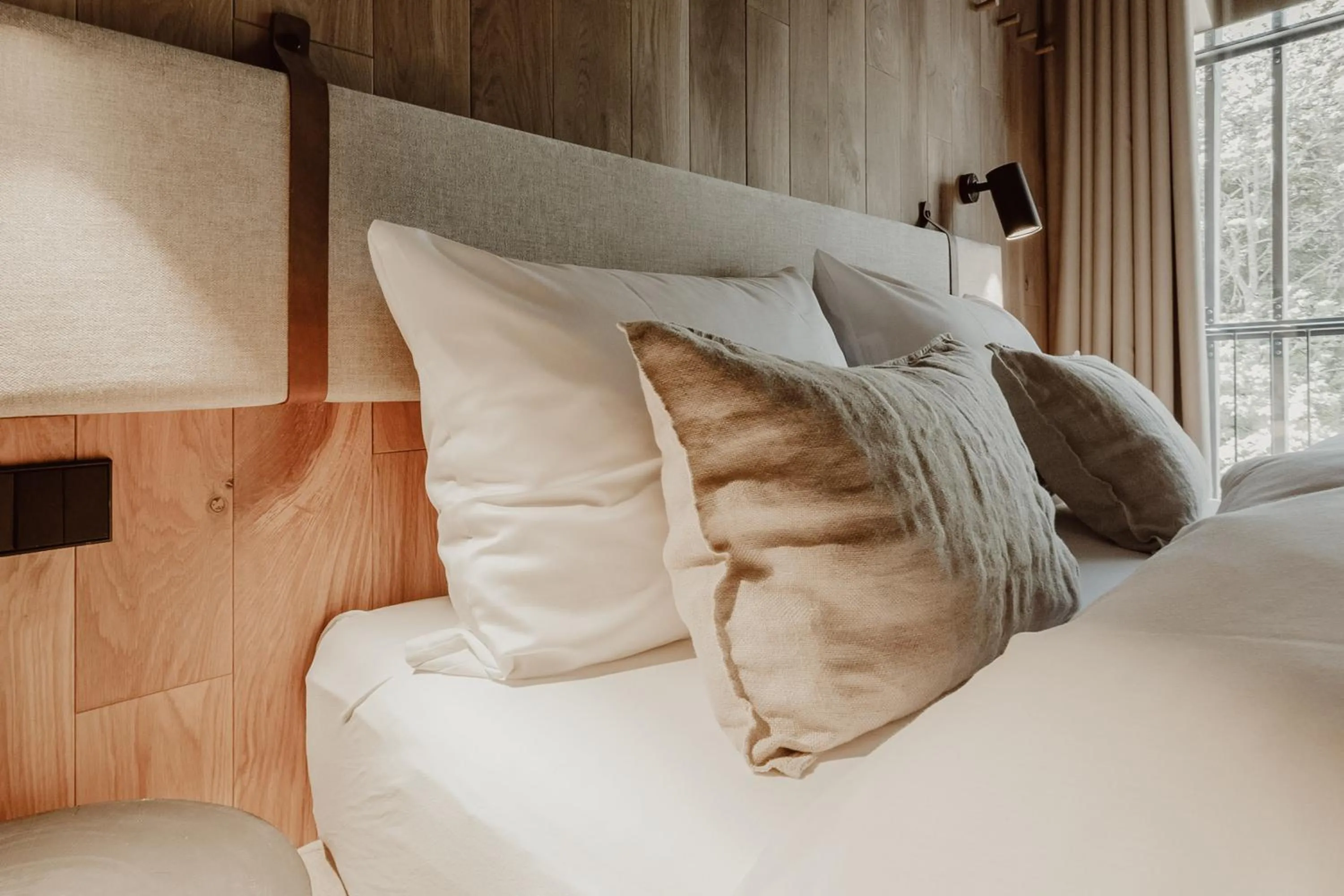 Bed in Naturhotel Die Maise
