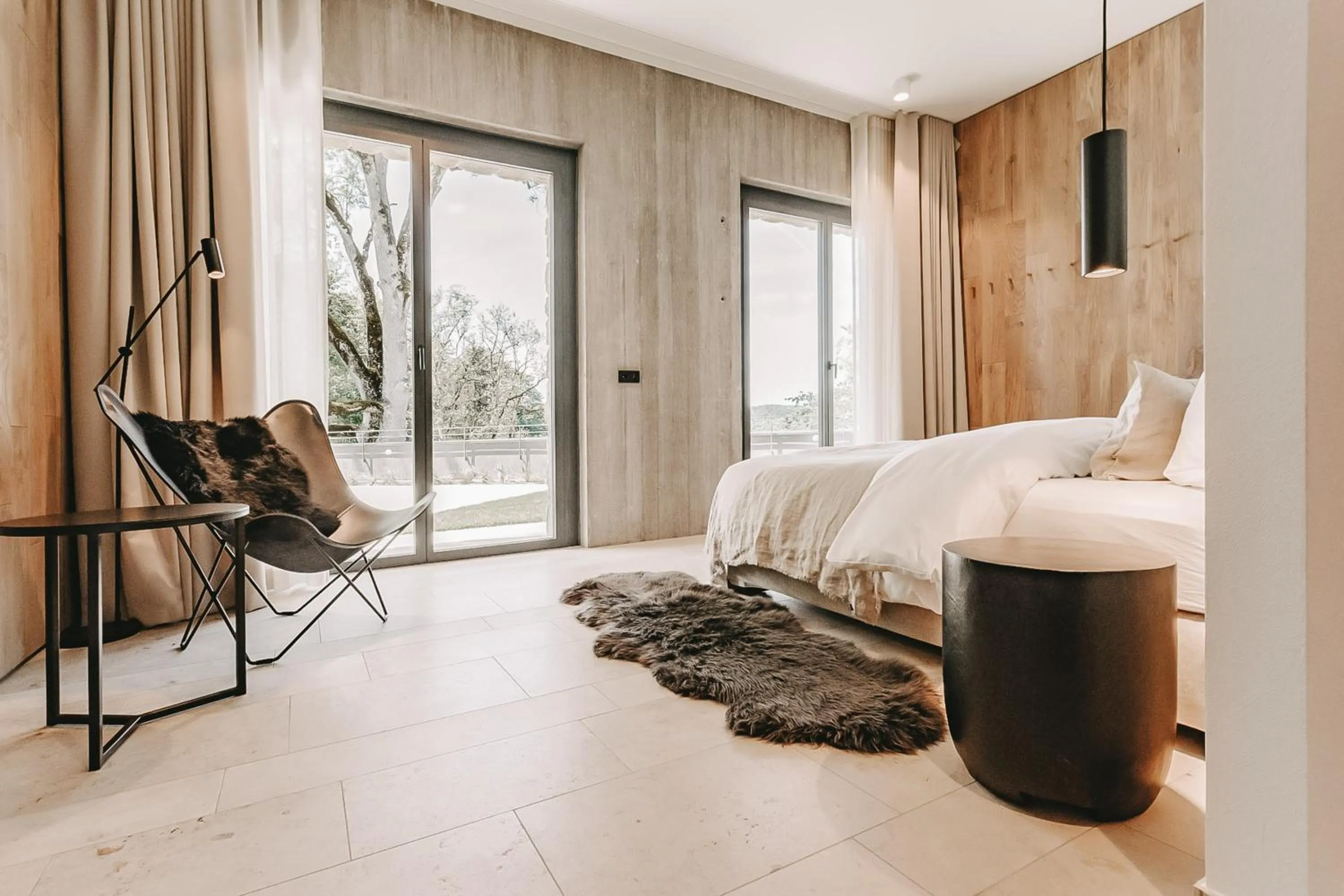 Bed in Naturhotel Die Maise