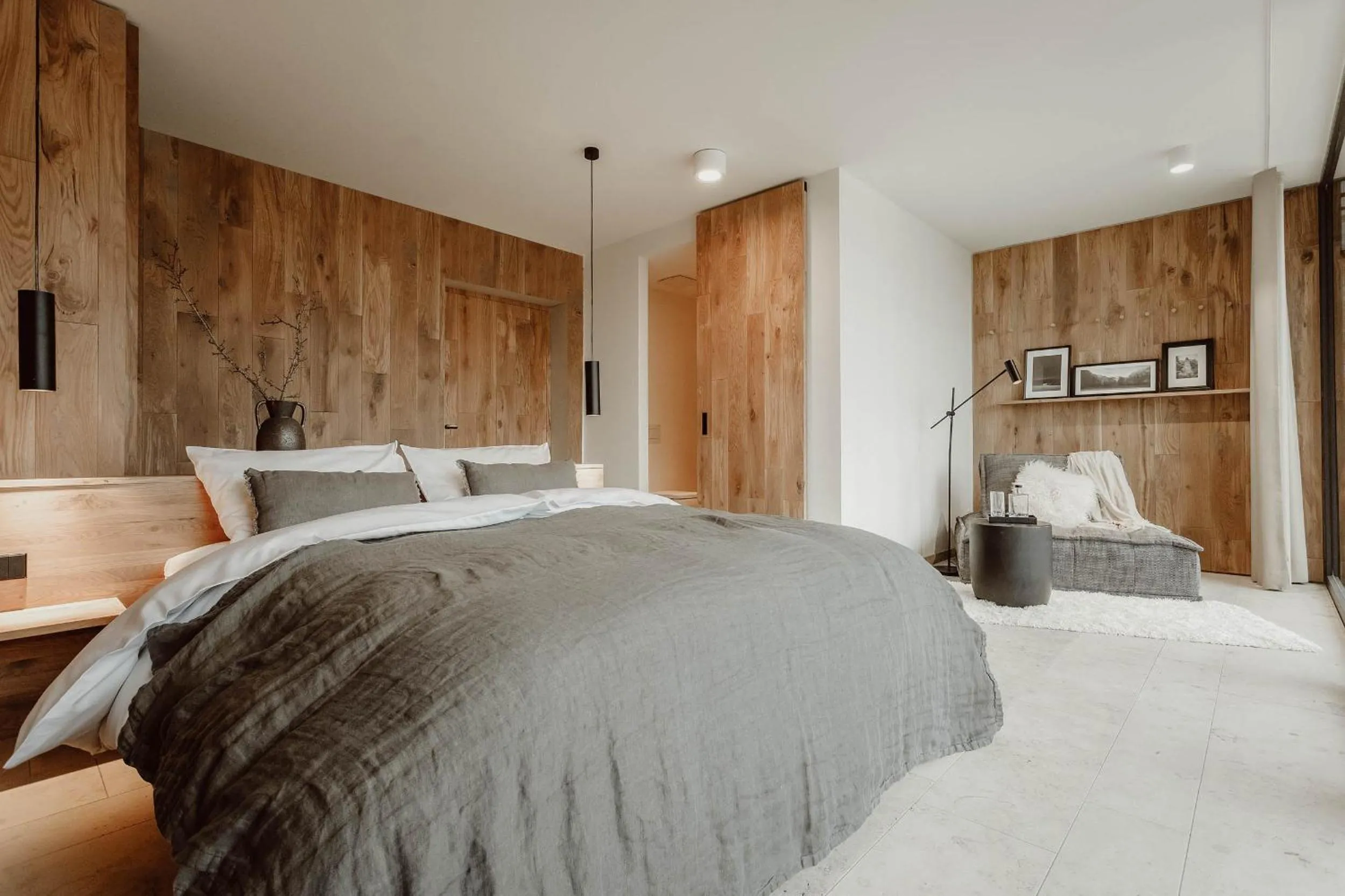Bed in Naturhotel Die Maise