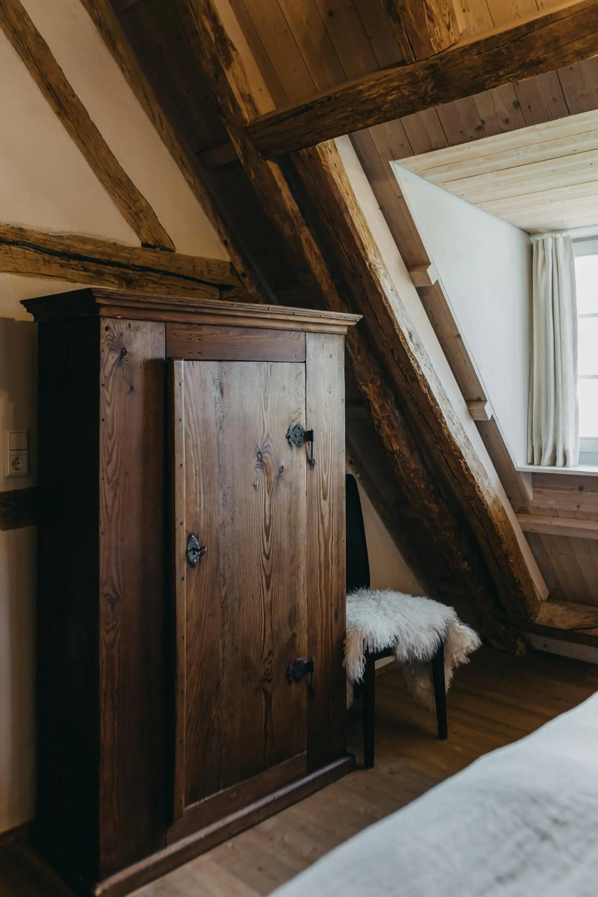 Bed in Naturhotel Die Maise