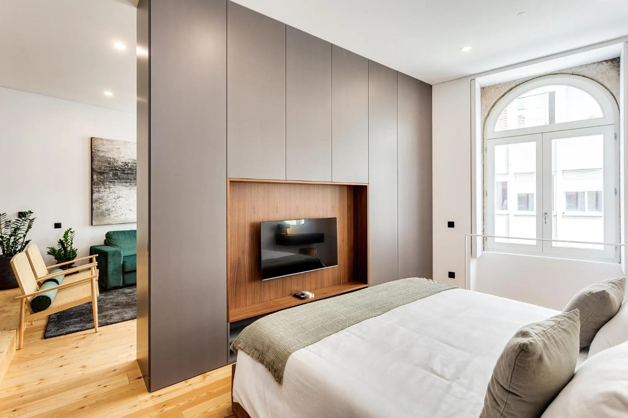 Bed in Conceição Premium Downtown Apartment by DA'HOME