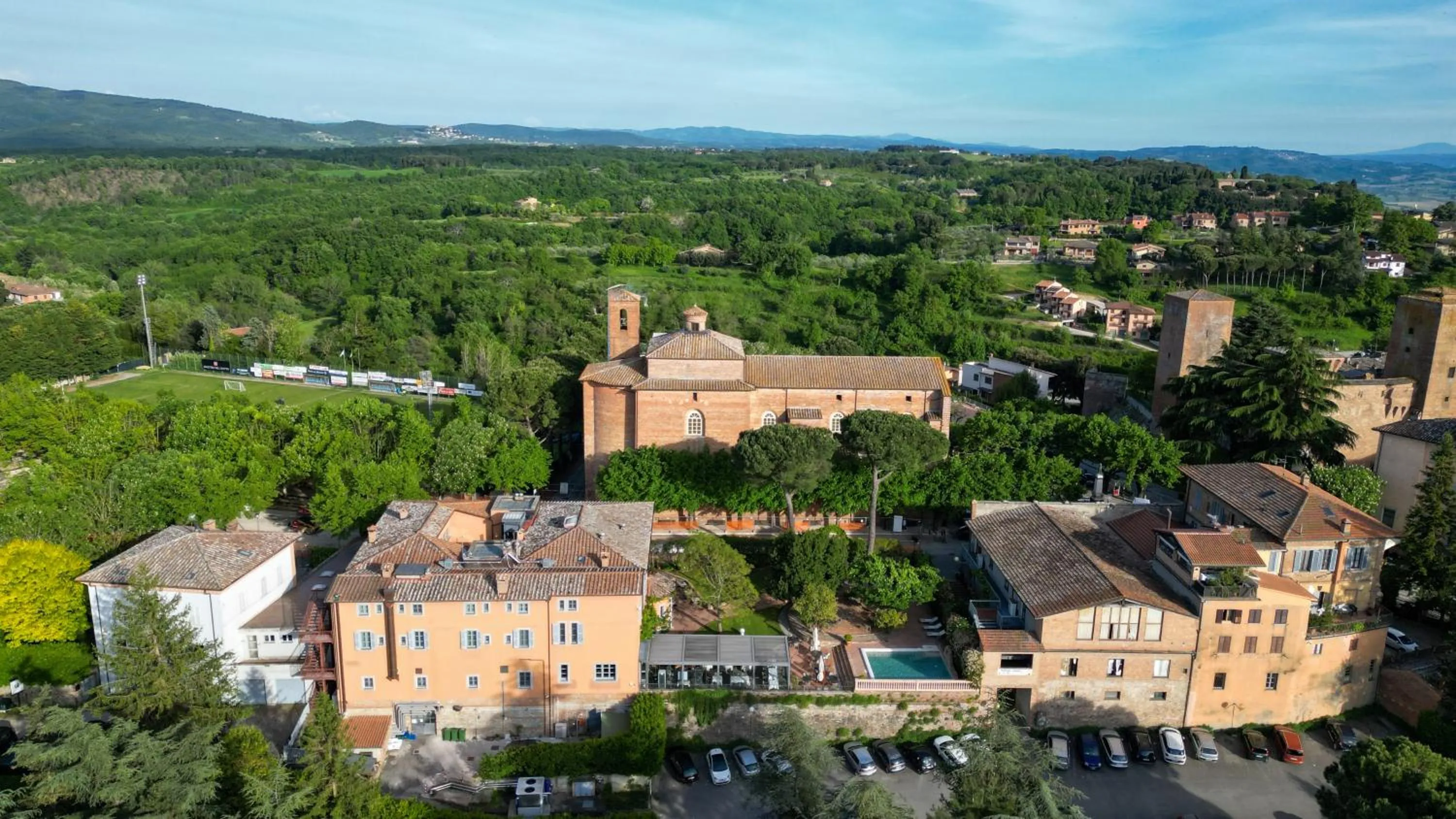 Bird's eye view in Hotel Vannucci