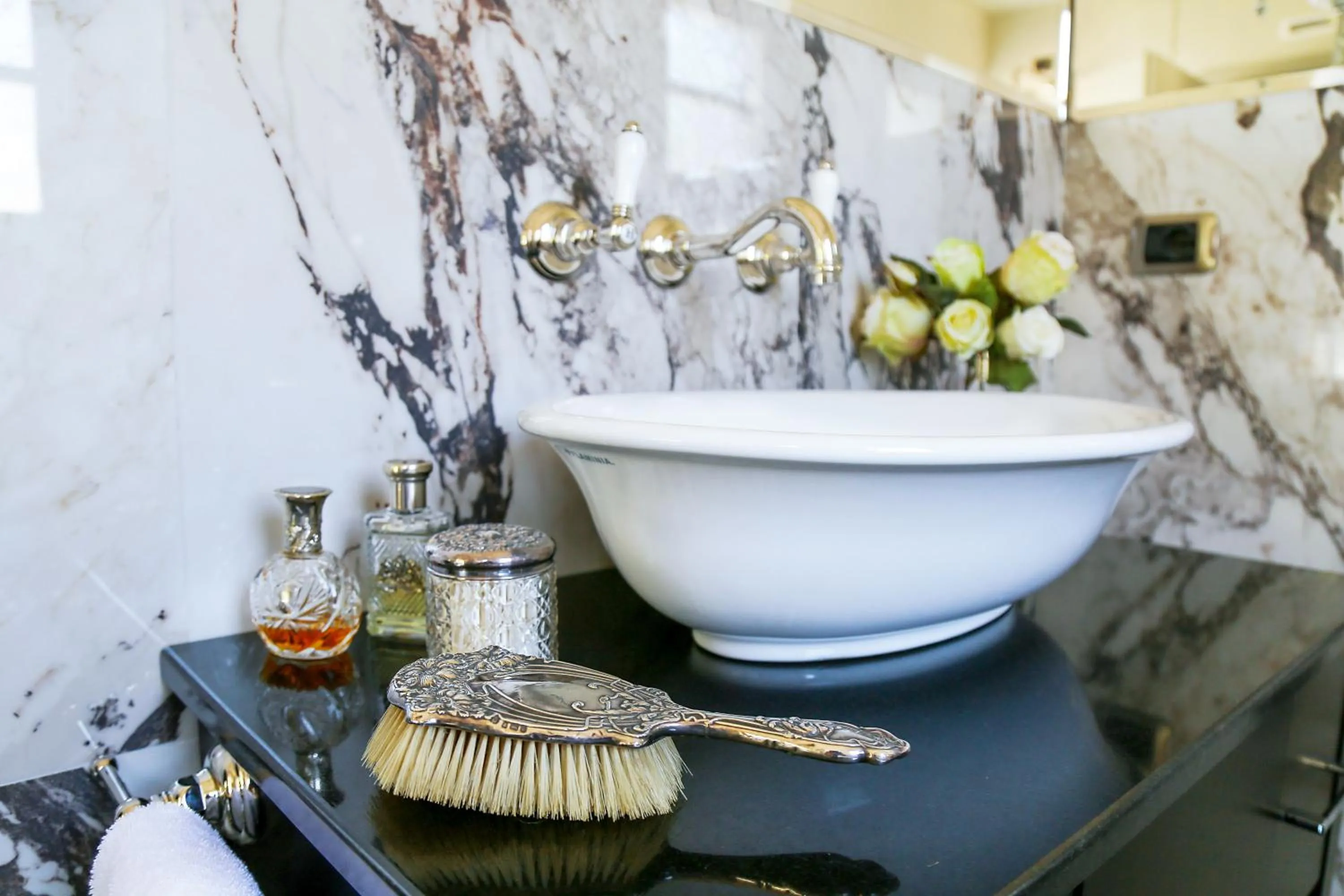 Bathroom in Hotel Vannucci