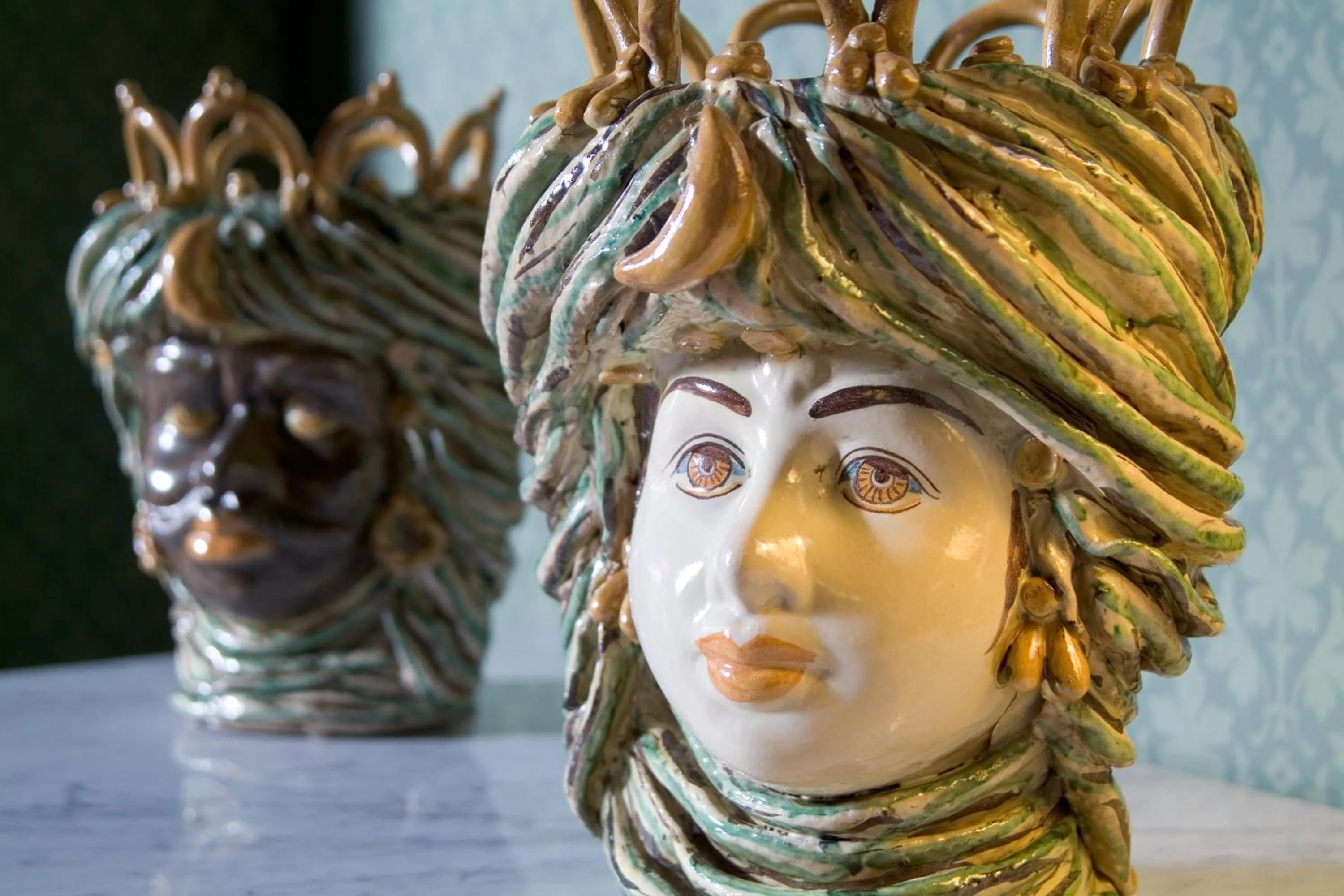 Decorative detail in Palazzo Failla Hotel