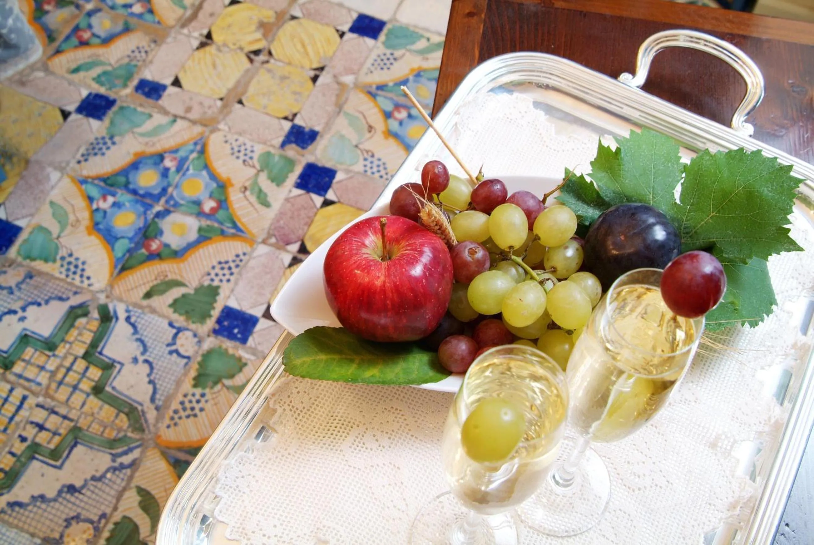 Decorative detail in Palazzo Failla Hotel