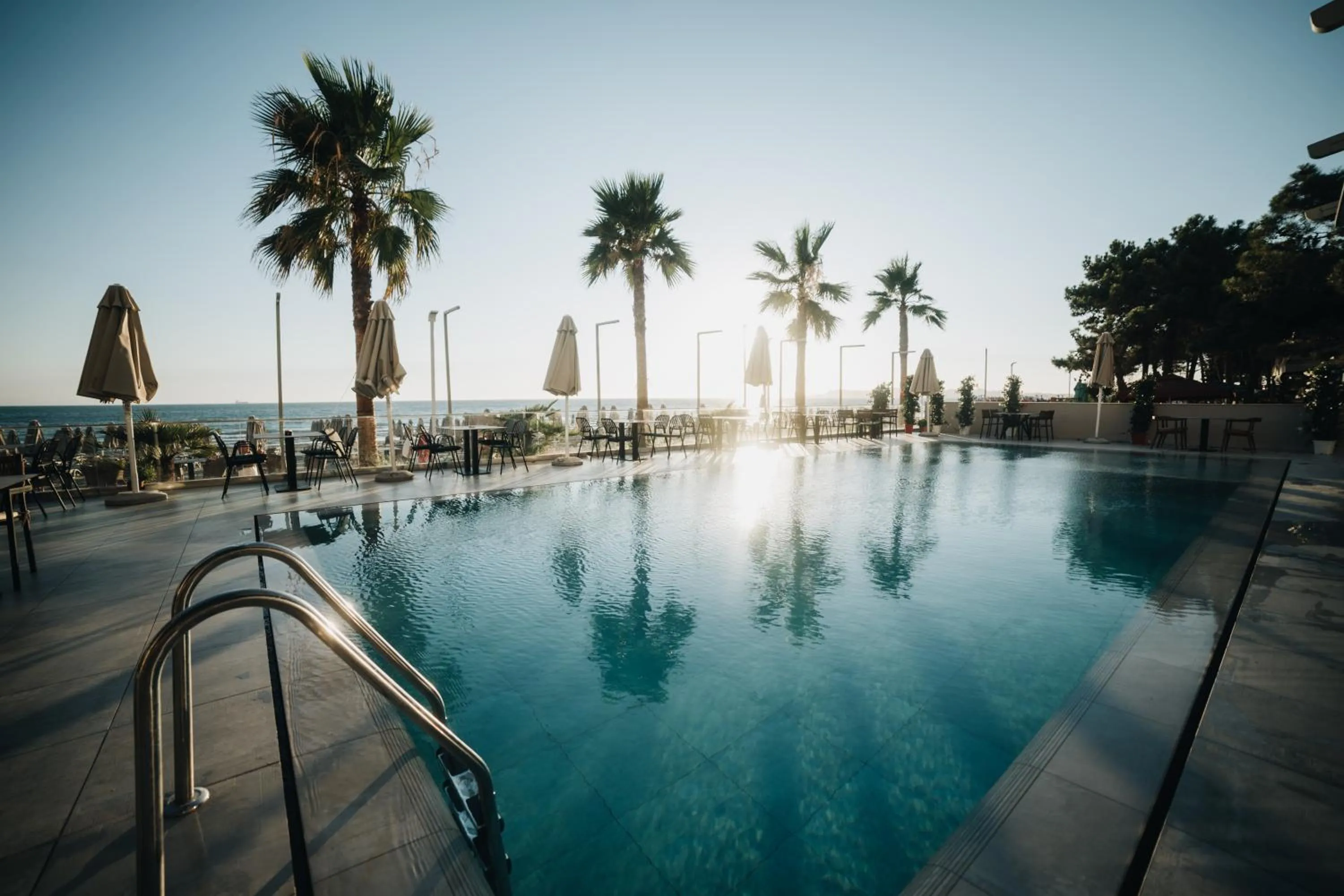 Swimming pool in AMR Hotel - Durres