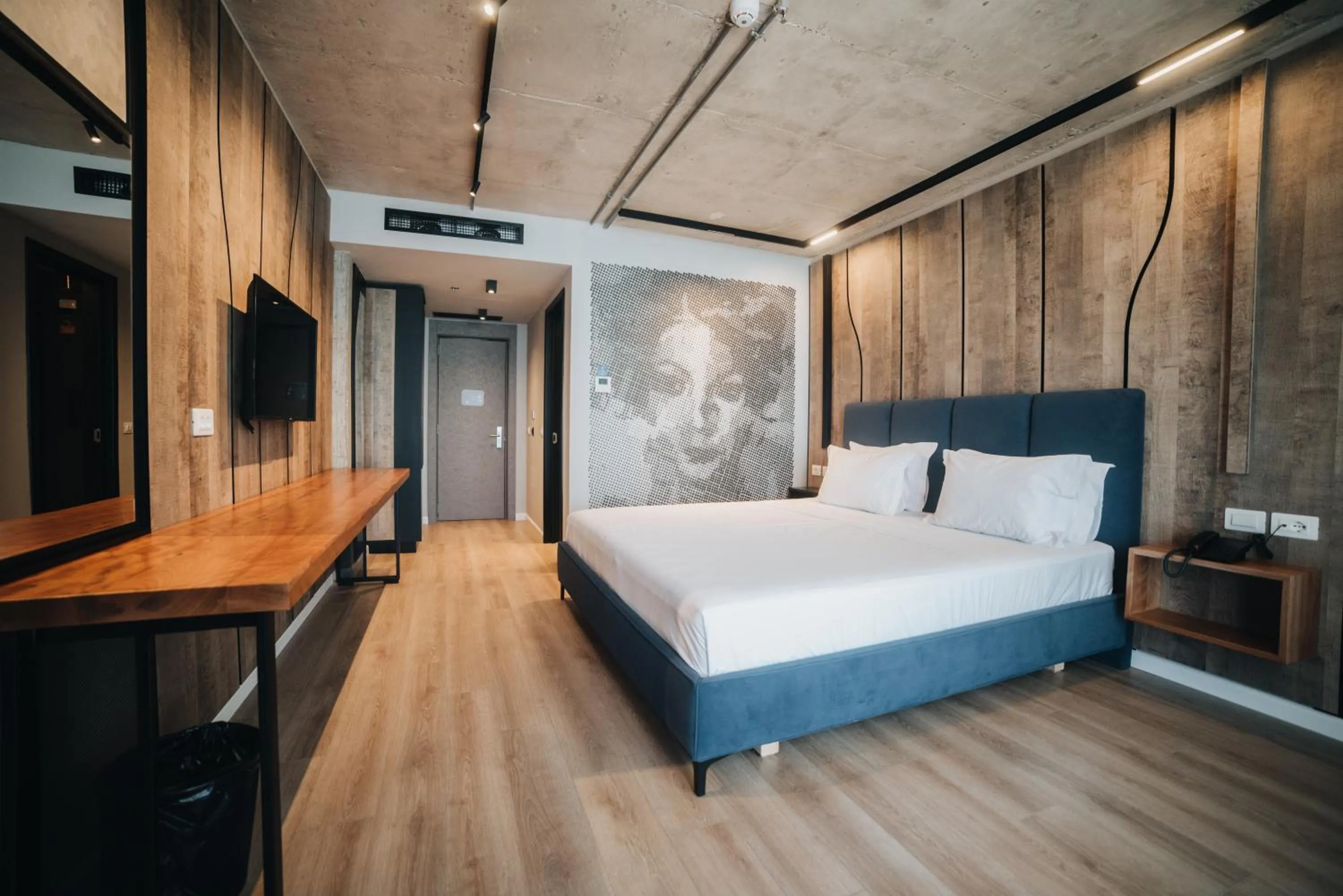 Photo of the whole room, Bed in AMR Hotel - Durres